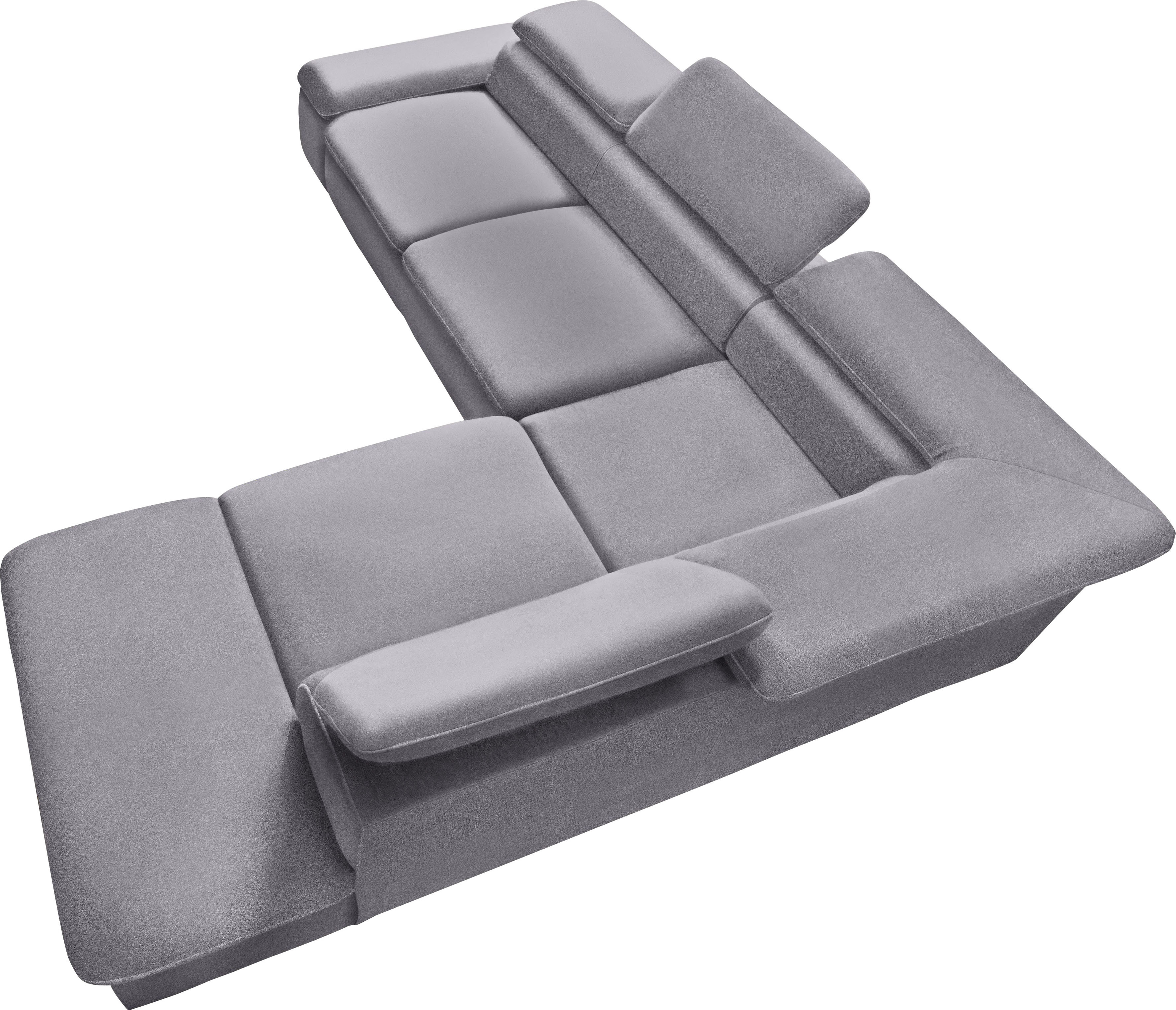 sit&more Ecksofa "Alcatraz L-Form" wahlweise mit Schlaffunktion
