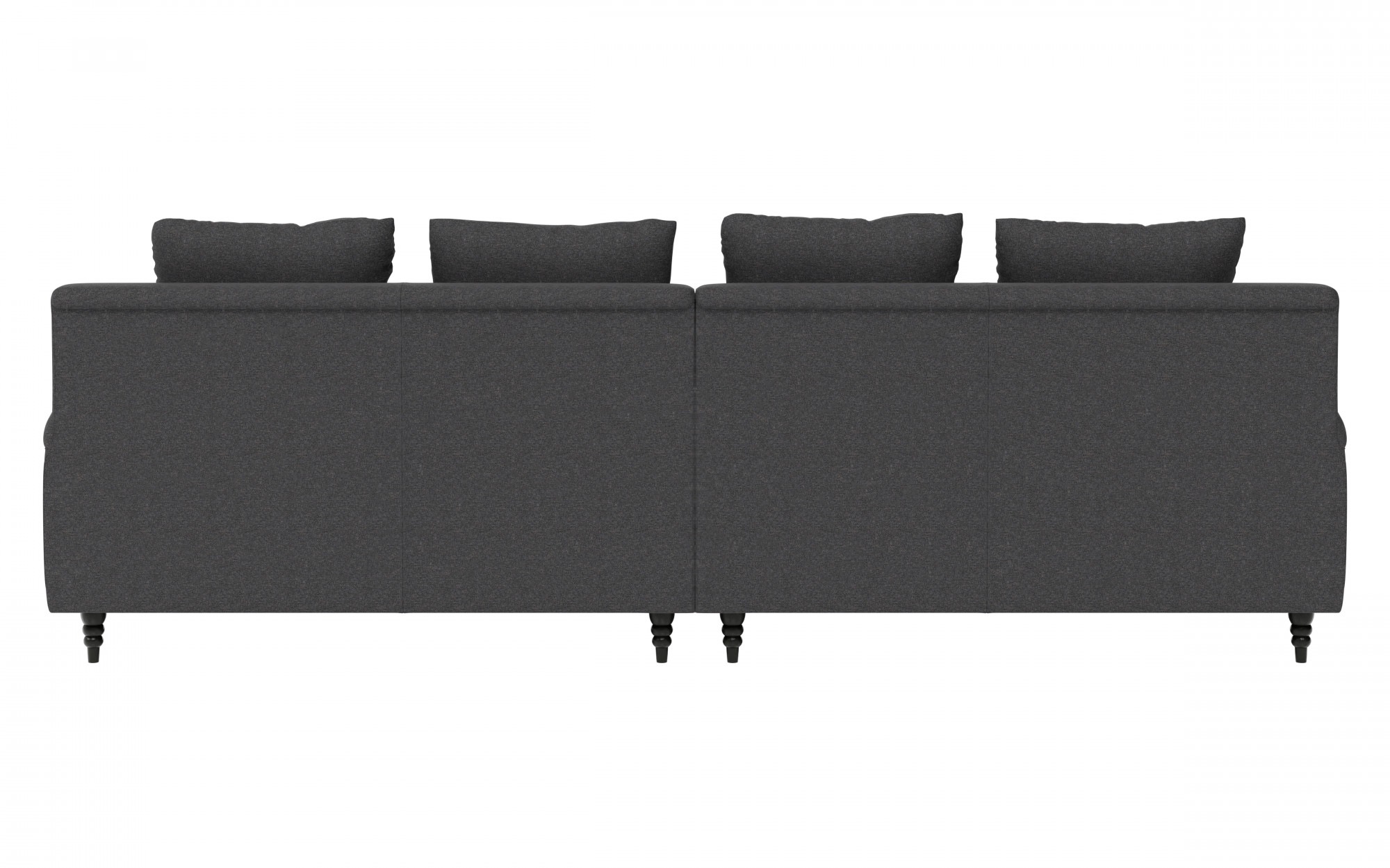 Guido Maria Kretschmer Home&Living Big-Sofa »NORIN«, zwei Fußarten: vorne - Rollen, hinten - Holzfüße