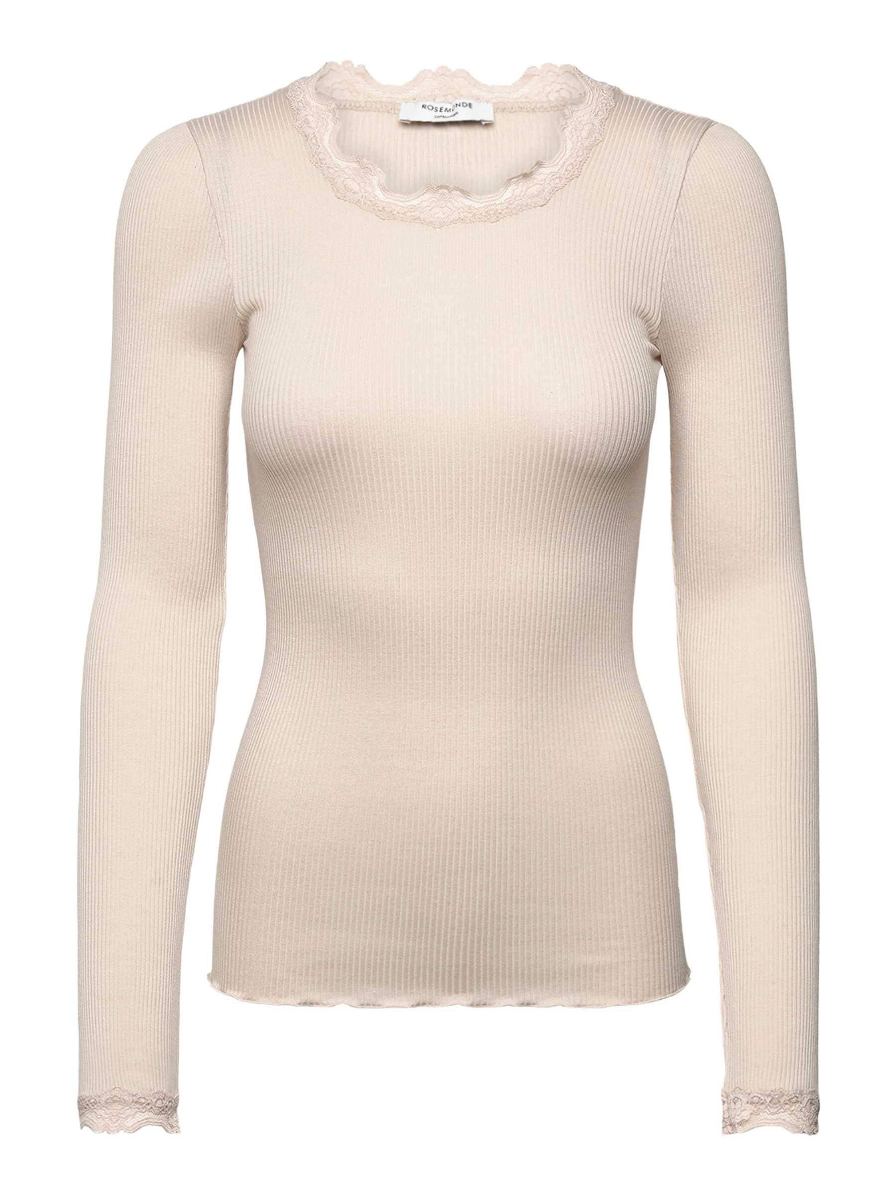 rosemunde Longsleeve "Babette silk shirt mit Seide" Langarm, mit Spitze, feminin, bequem, Seidenmix