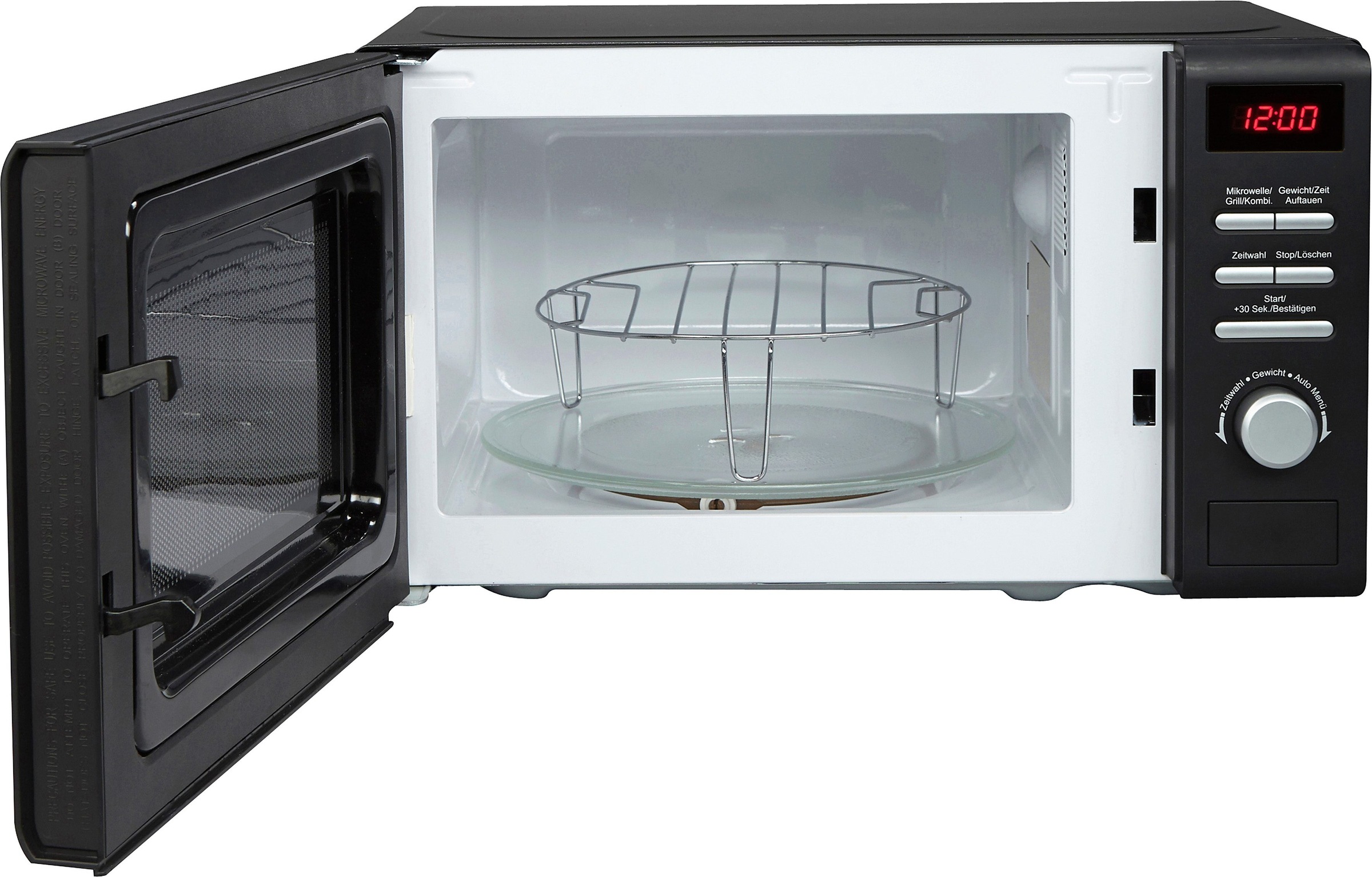 Thumbnail - Hanseatic Mikrowelle "819021" Grill  Mikrowelle 700 W Grill, Auftaufunktion, 8 Automatikprogramme