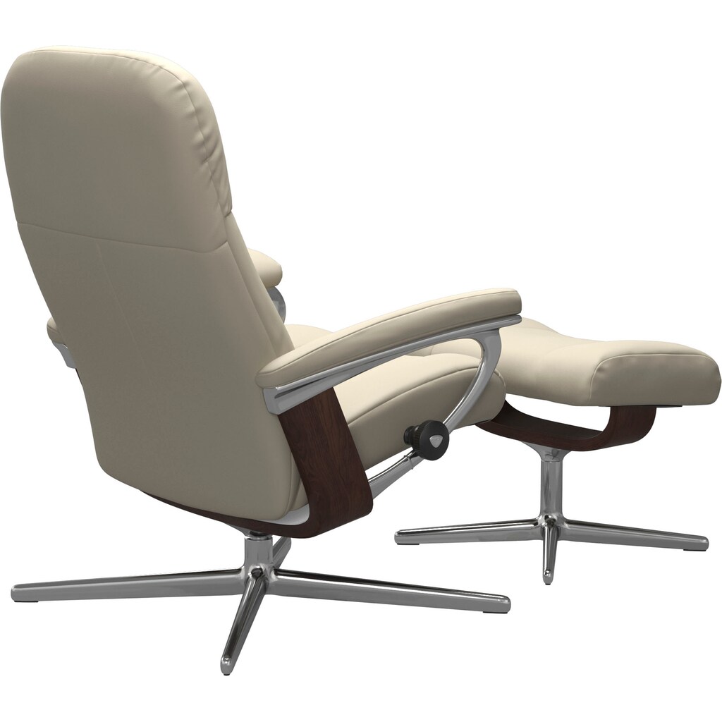 Stressless® Relaxsessel »Garda«, (Set, Relaxsessel mit Hocker)