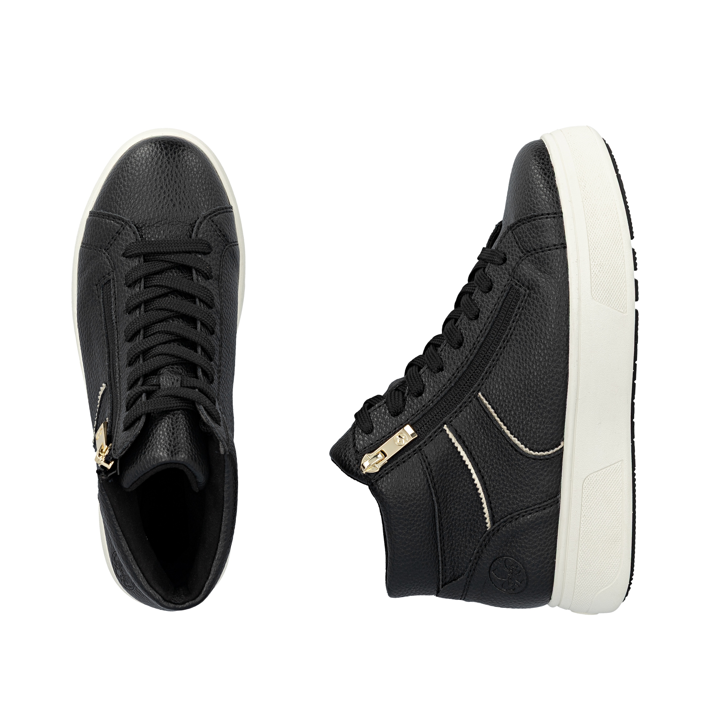 Rieker Plateausneaker, Stiefelette, Boots, High Top Sneaker mit seitlichem Reißverschluss