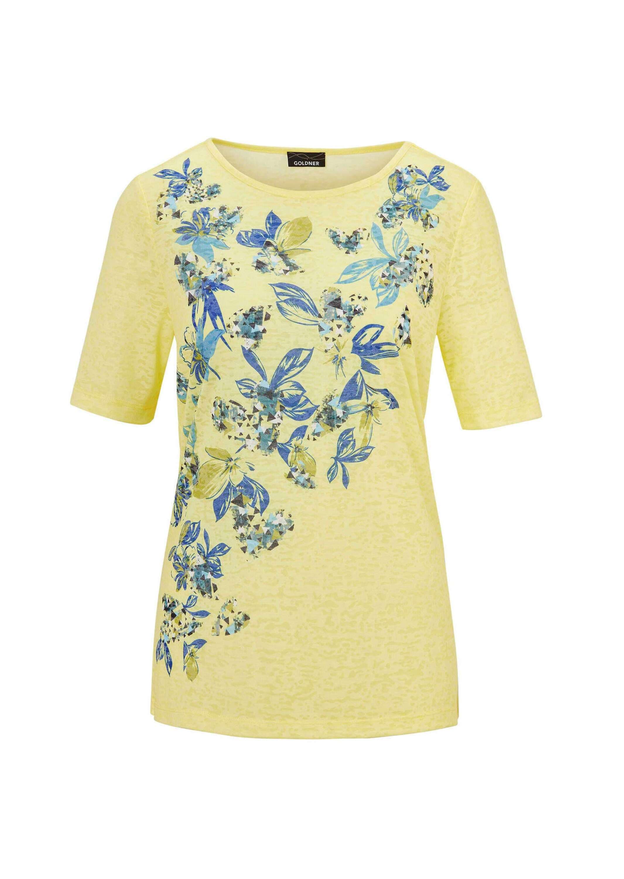 GOLDNER Kurzarmshirt "Shirt mit U-Boot-Ausschnitt" günstig online kaufen