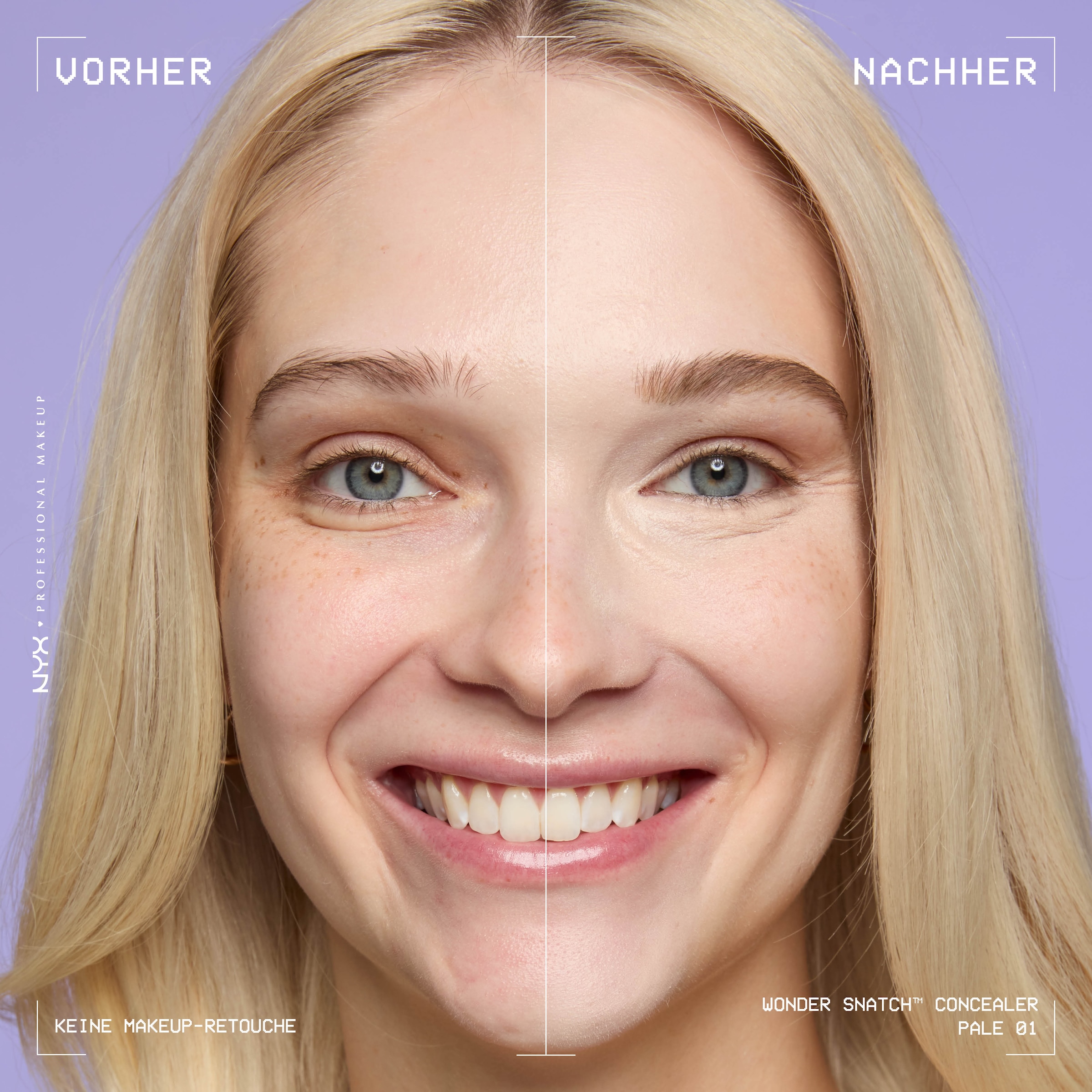 NYX Concealer »NYX Professional Makeup Wonder Snatch Concealer« kaschiert Augenringe und Unreinheiten, deckt bis zu 24 Stunden