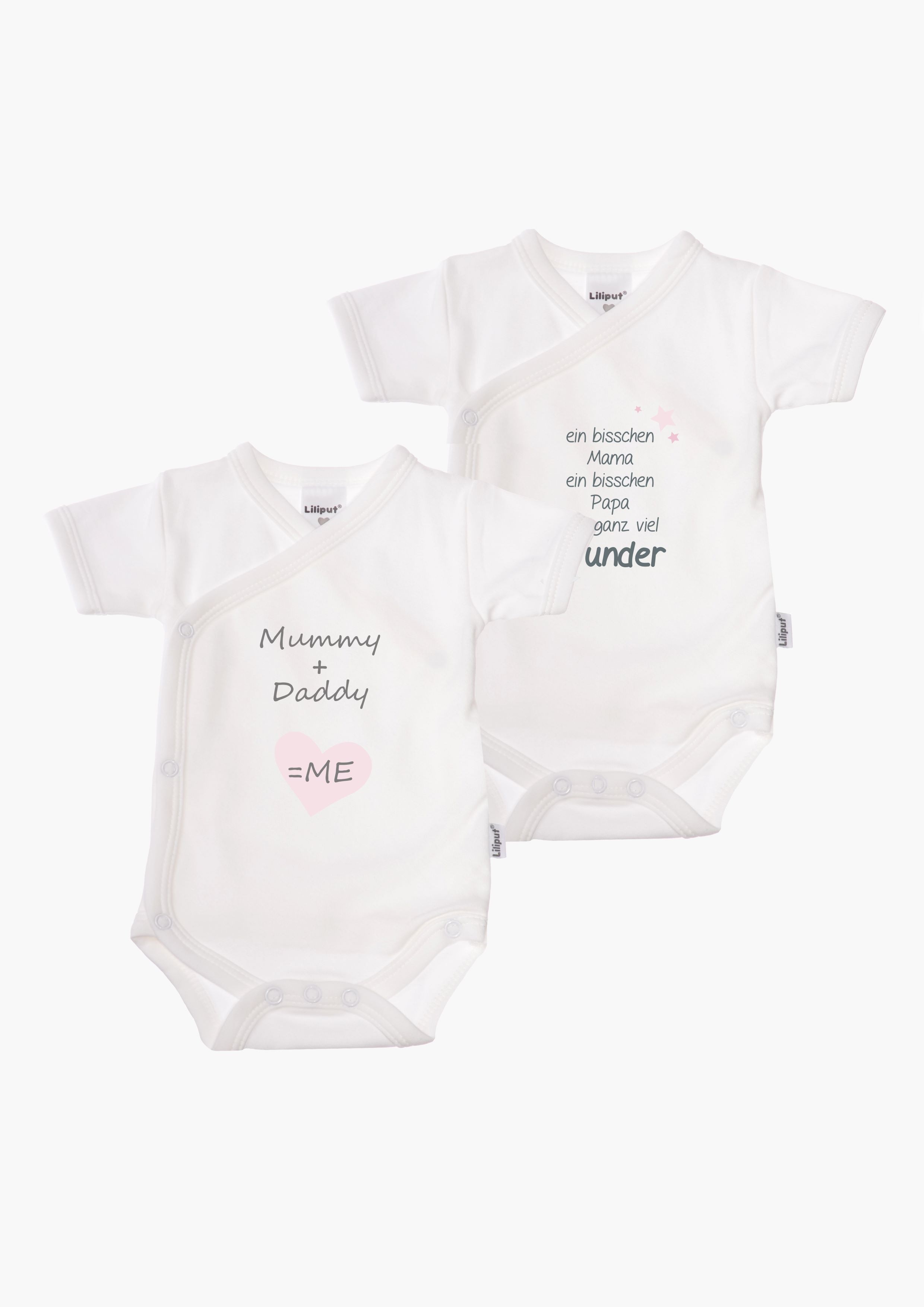 Thumbnail - Liliput Body "Mummy und Daddy" 2 Stk. tlg., im 2er Pack mit praktischer Druckknopfleiste