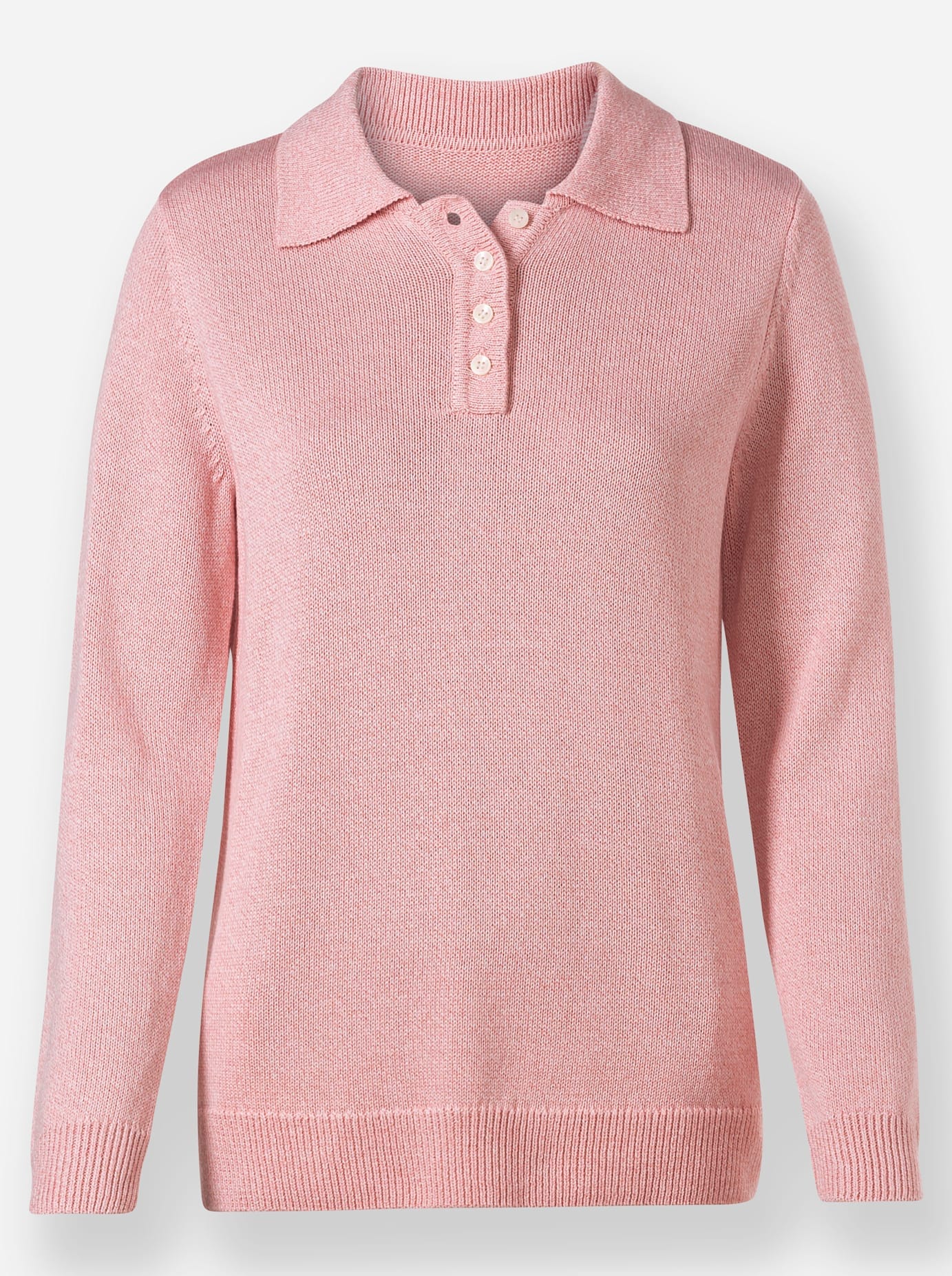 Inspirationen Strickpullover »Polopullover«