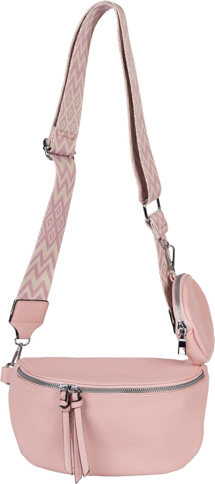 styleBREAKER Umhängetasche "2-Teiliges Set Halbmond Crossbody Bag"