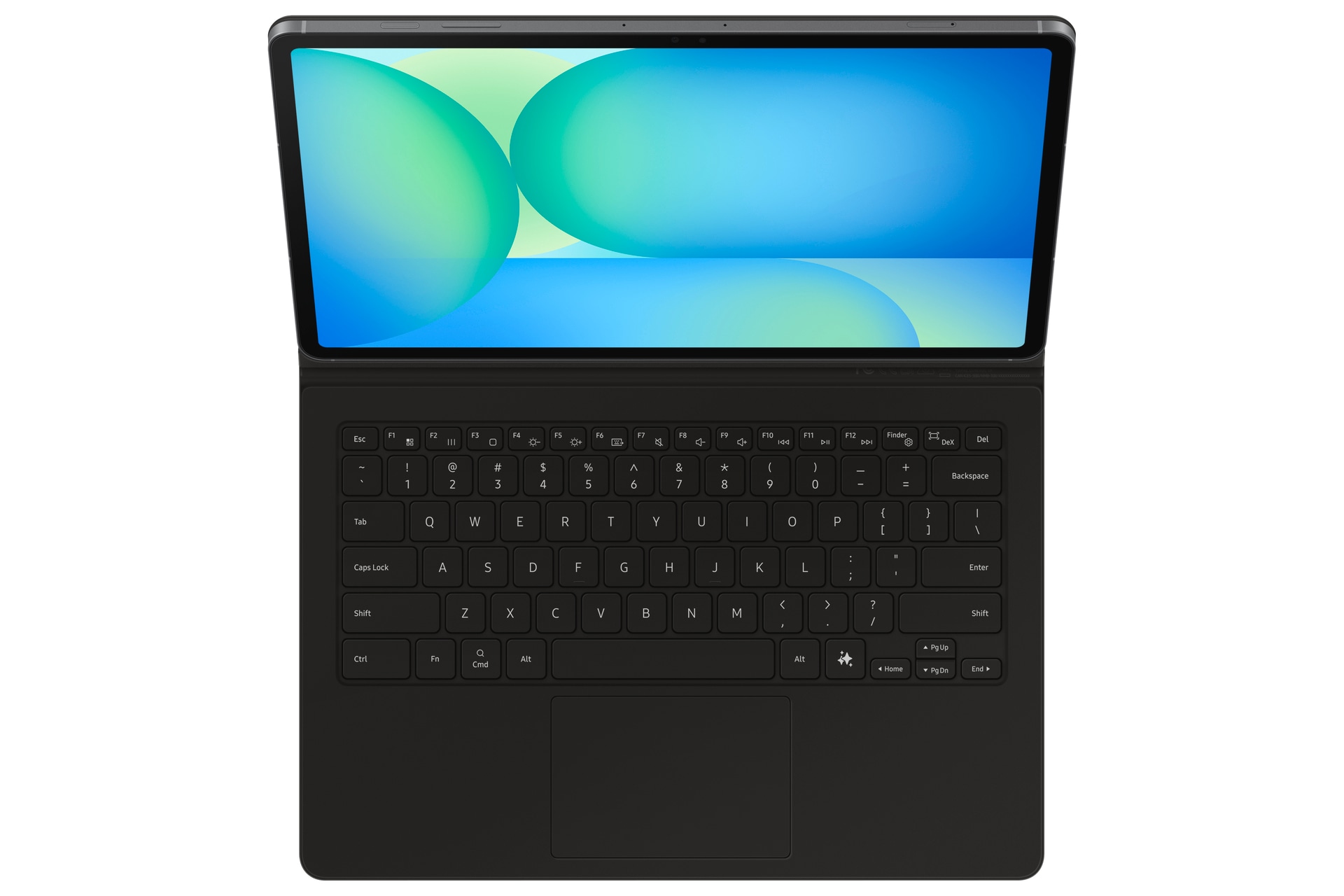 Samsung Tablet-Tastatur »Book Cover Keyboard für Tab S10 FE+«, (Funktionstasten)