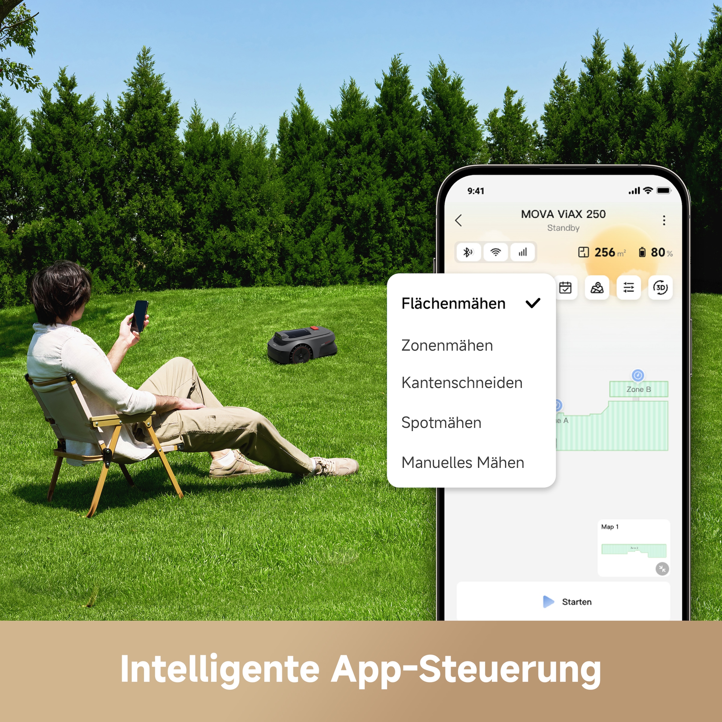 Mova Rasenmähroboter »Viax 250«