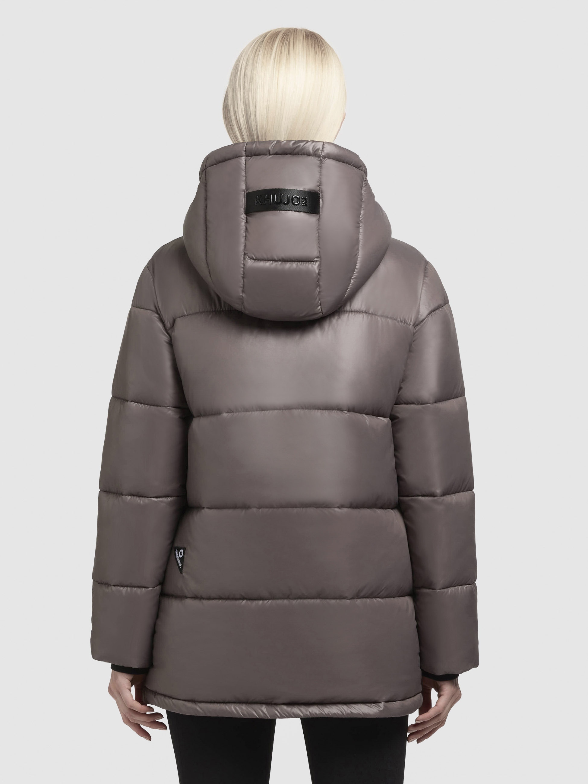 khujo Steppjacke »WORD3 SATIN«, mit Kapuze