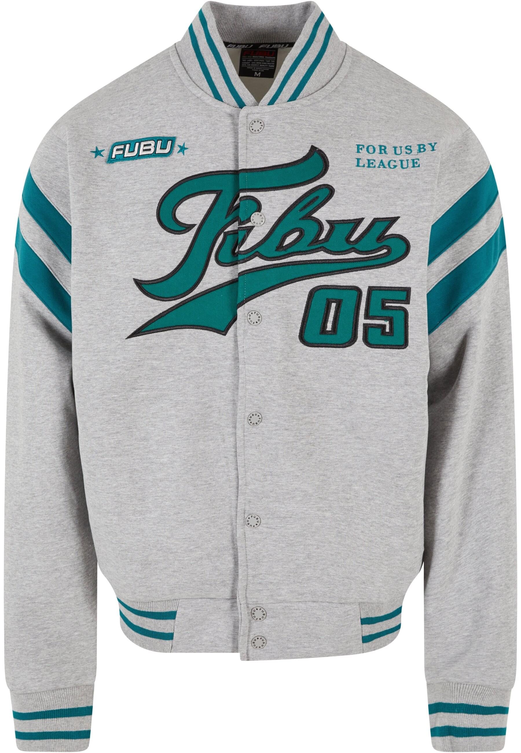 Collegejacke »Fubu Herren FM223-005-1 Varsity Sweat College Jacket«, (1 St.), ohne Kapuze