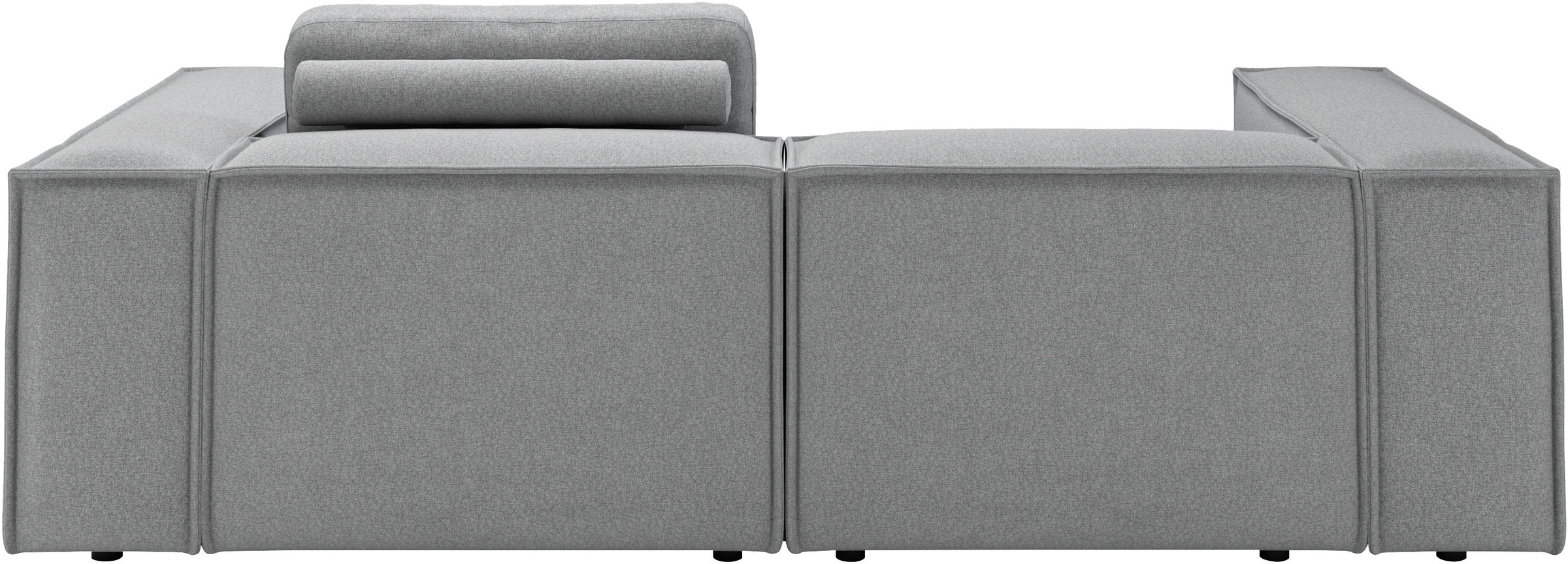 Places of Style Ecksofa »Watertown, kompakte L-Form, 246 cm breite für kleinere Räume«, modernes Ecksofa mit Feincordbezug, platzsparend & bequem