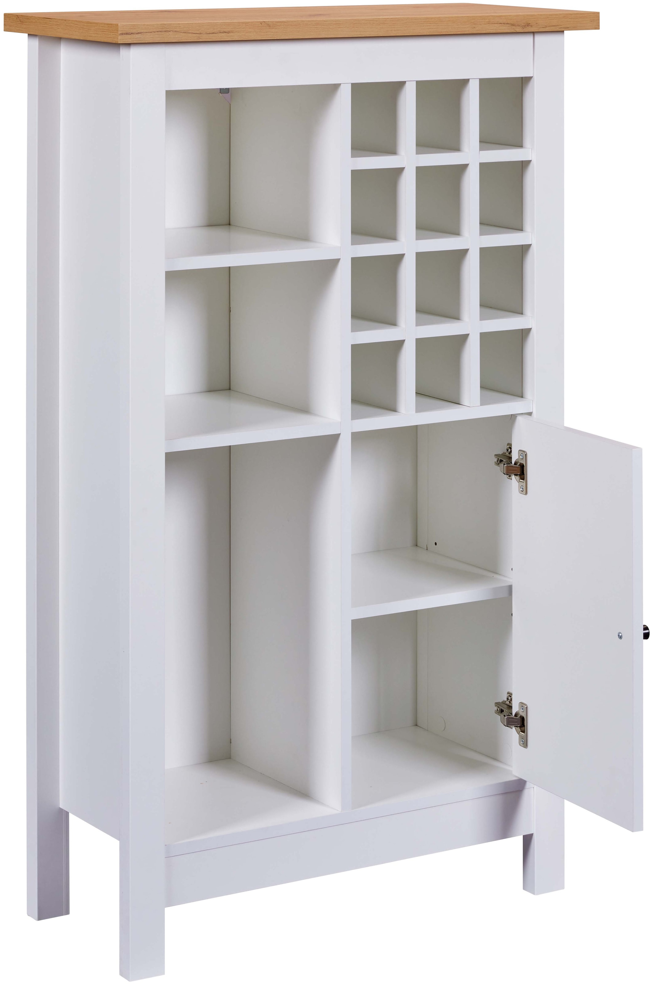 Inter Link Highboard »Highboard Julina« 1 Stk. tlg. Weinschrank, BxTxH: ca. 76,8 x 33 x 124,4 cm