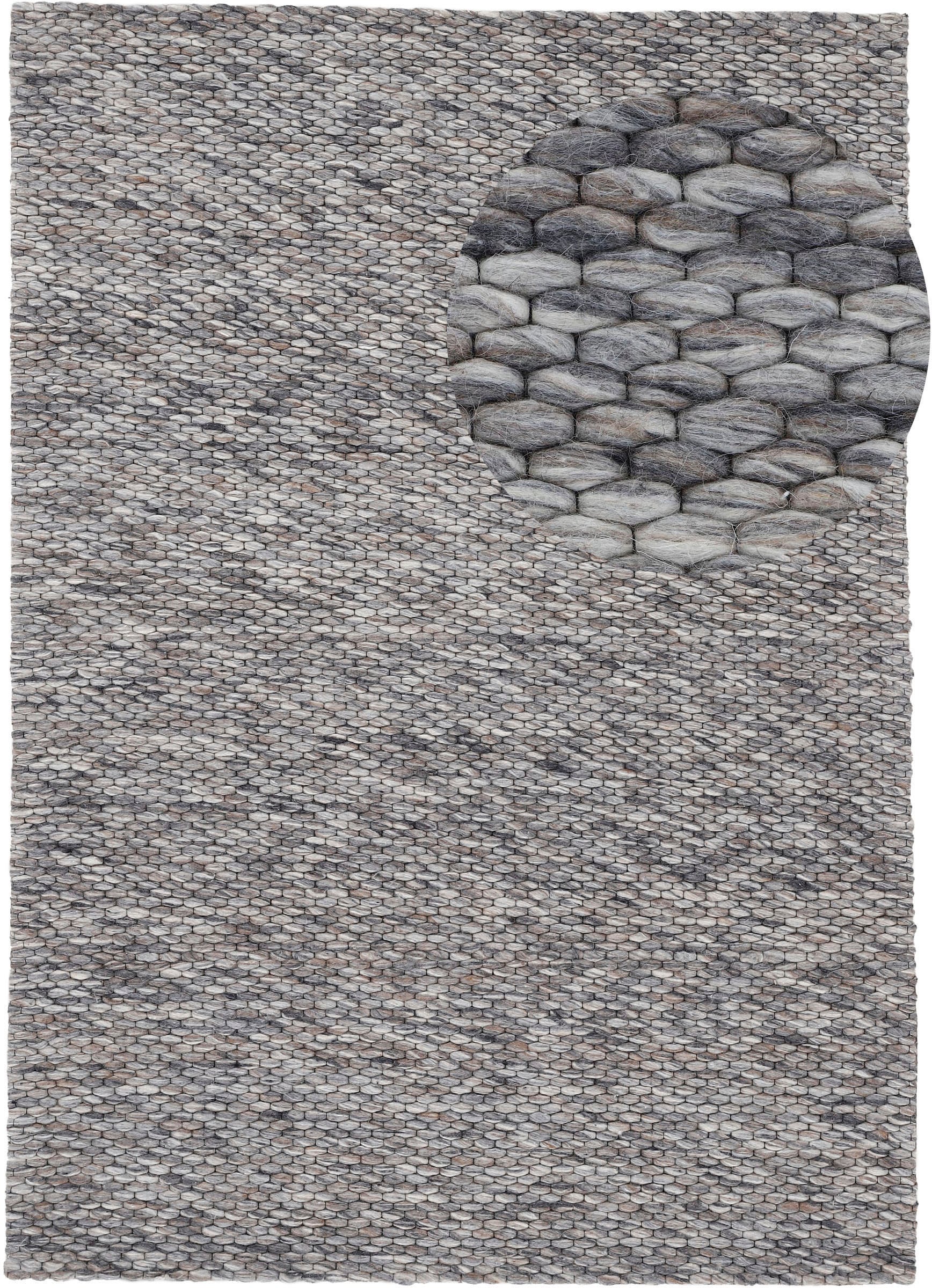 carpetfine Wollteppich & | BAUR auf weich Handweb Teppich, handgewebt, »Sina«, Wolle, meliert, rechteckig, kuschelig Rechnung reine