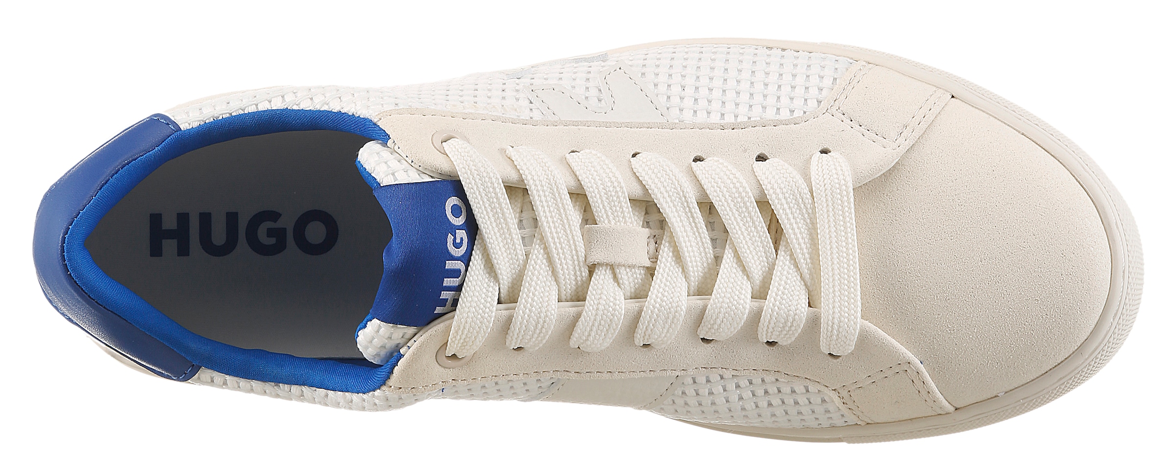 HUGO Blue Sneaker »Morrie_tenn«  Retro-Sneaker, Halbschuh, Schnürschuh, Freizeitsneaker mit Kontrast