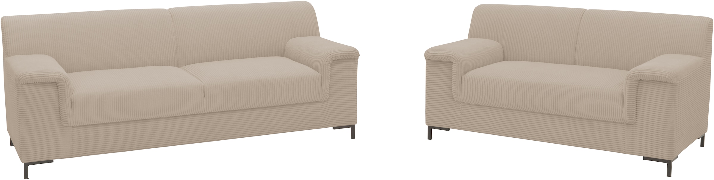 Home affaire Polstergarnitur "Jamie 2, auch in Cord, Set: bestehend aus 1,5 günstig online kaufen