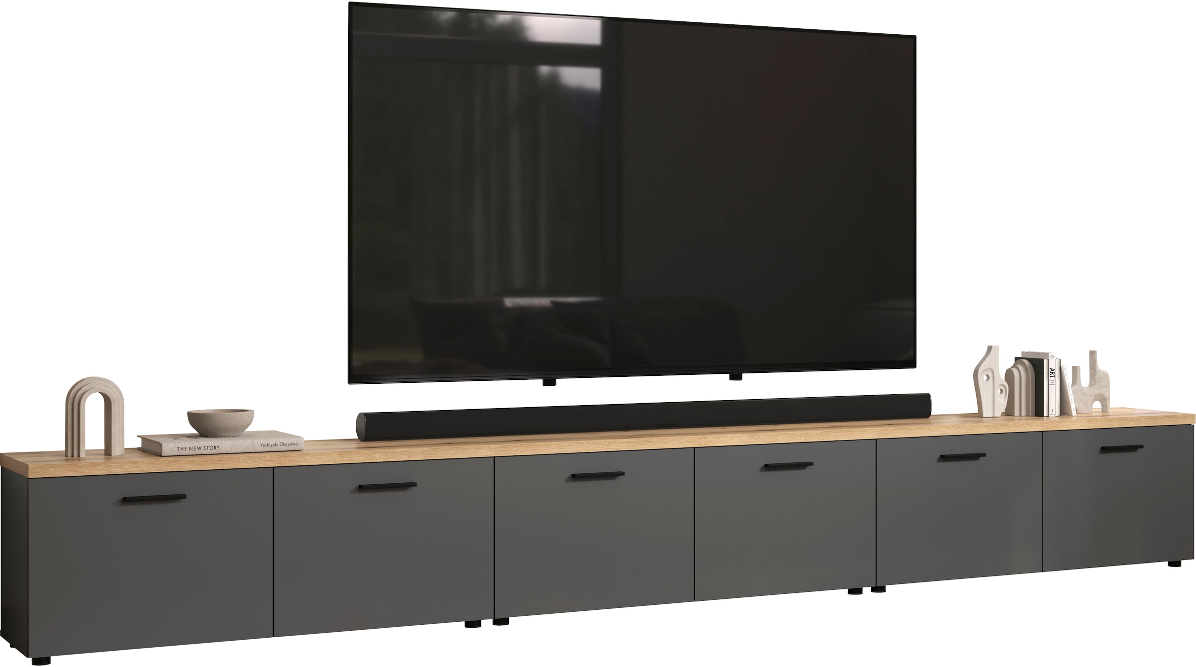 Home affaire TV-Wand "Bajo" 3 Stk. tlg. günstig online kaufen