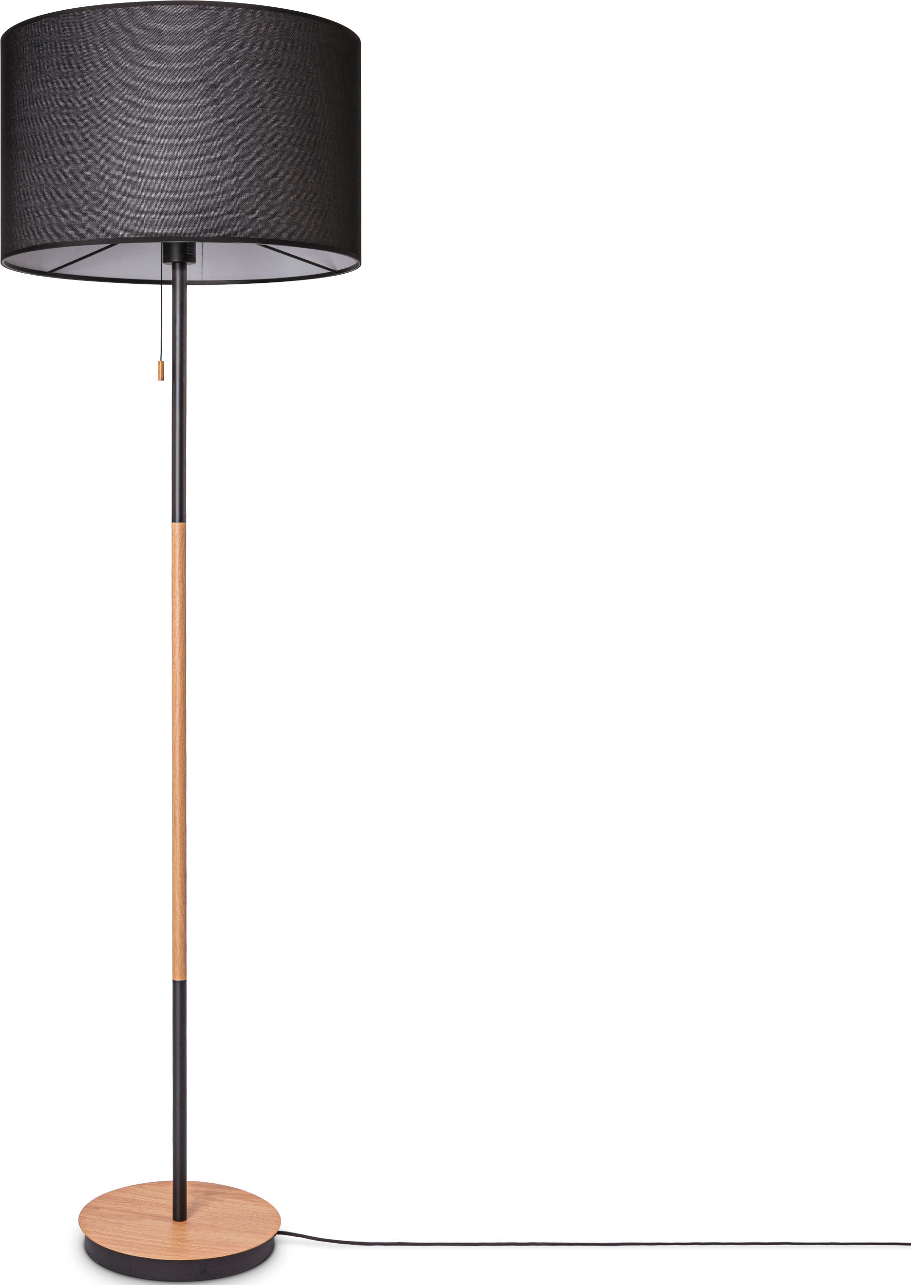 Paco Home Stehlampe Stofflampe »EK E27 UNI kaufen COLOR«, Stoffschirm günstig Einfarbig | Standleuchte Skandi BAUR Wohnzimmer CA