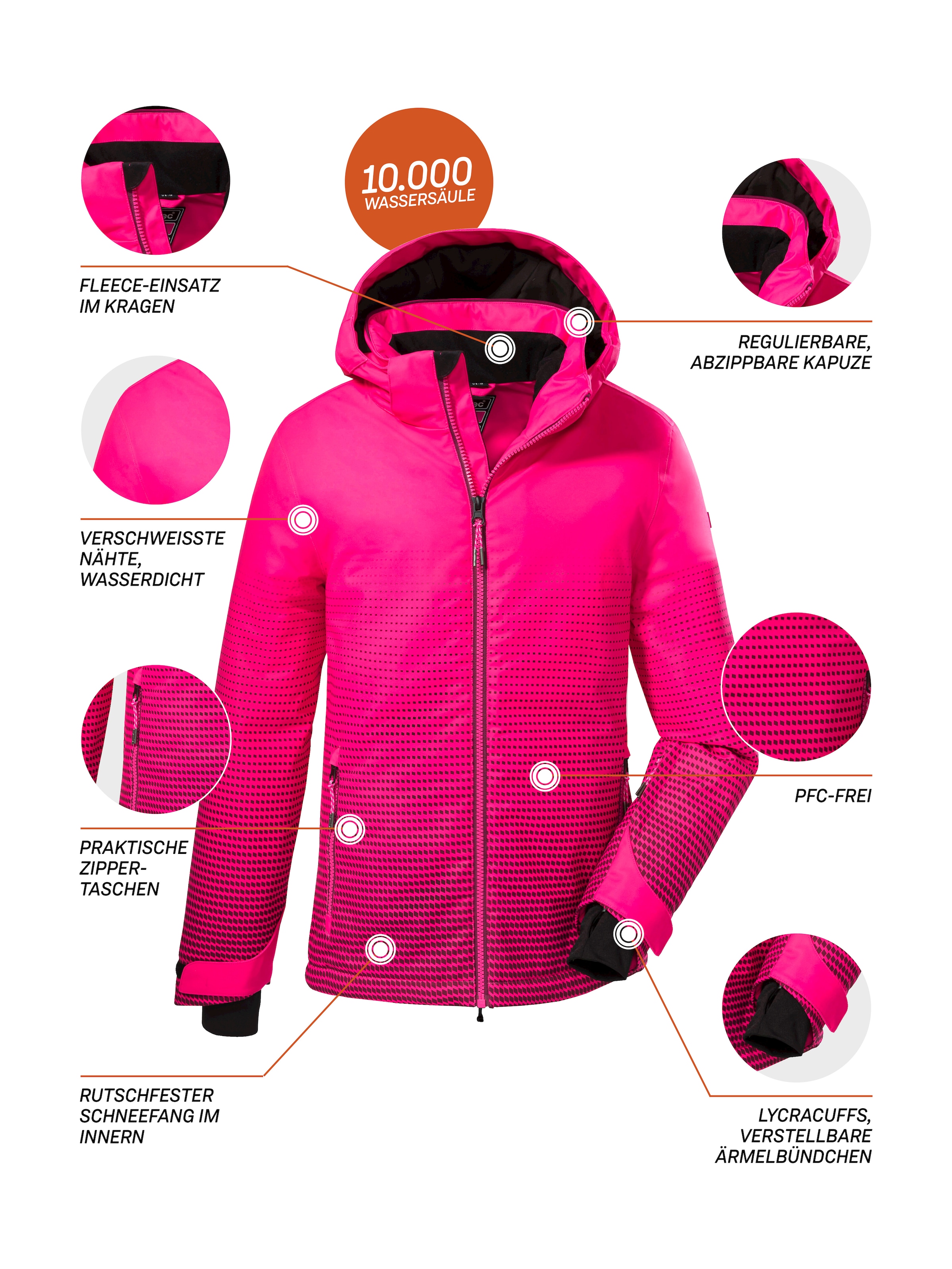 Killtec Skijacke »KSW 158 GRLS SKI JCKT«