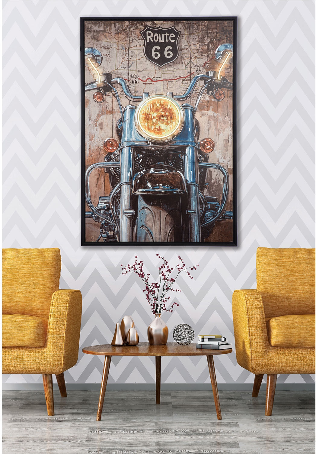 GILDE Leinwandbild »Bild rechteckig Motorcycle« Motorräder 1 Stk. tlg.