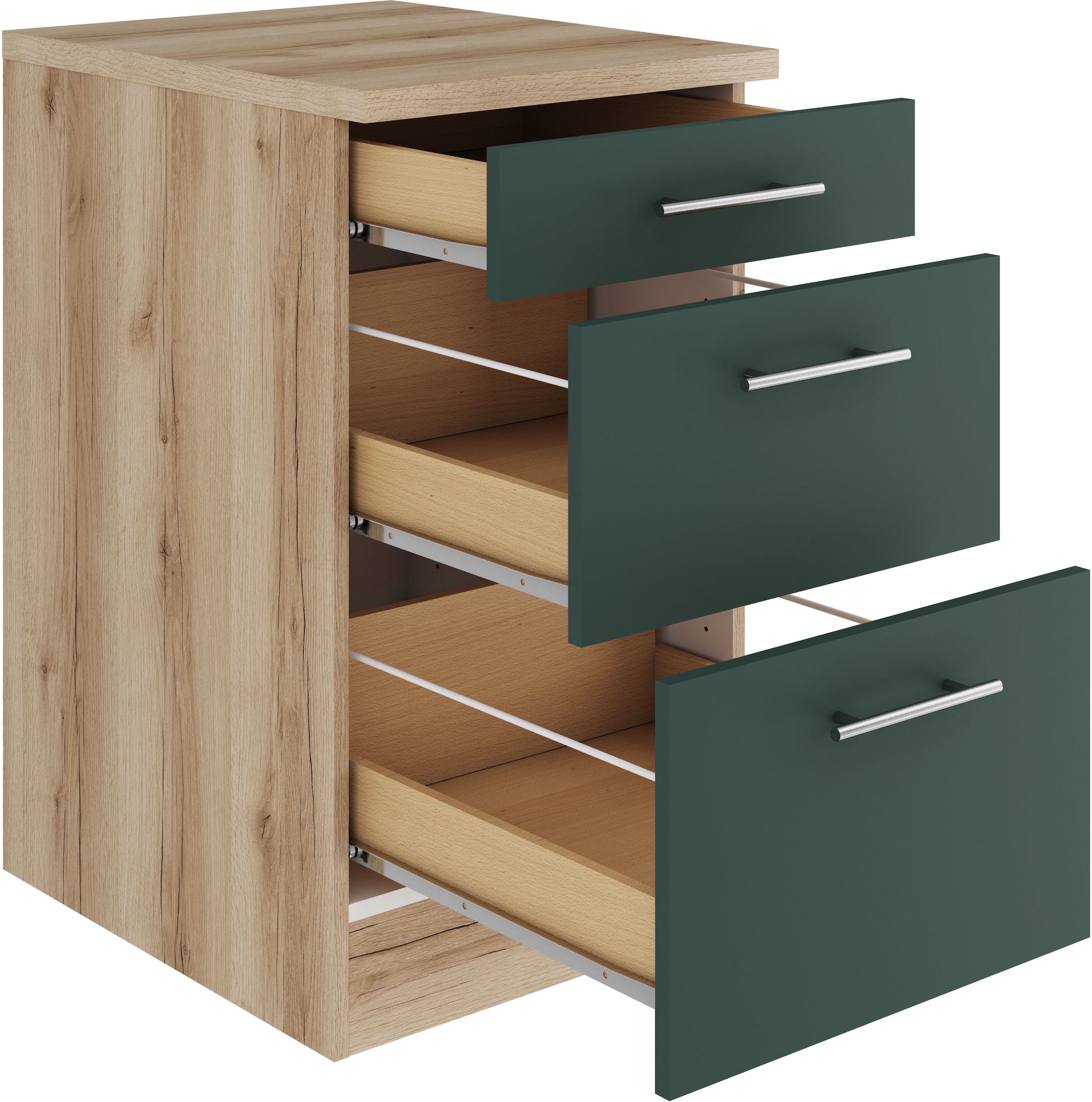 OPTIFIT Unterschrank »Bella«, Breite 50 cm, 2 Auszüge, 1 Schubkasten