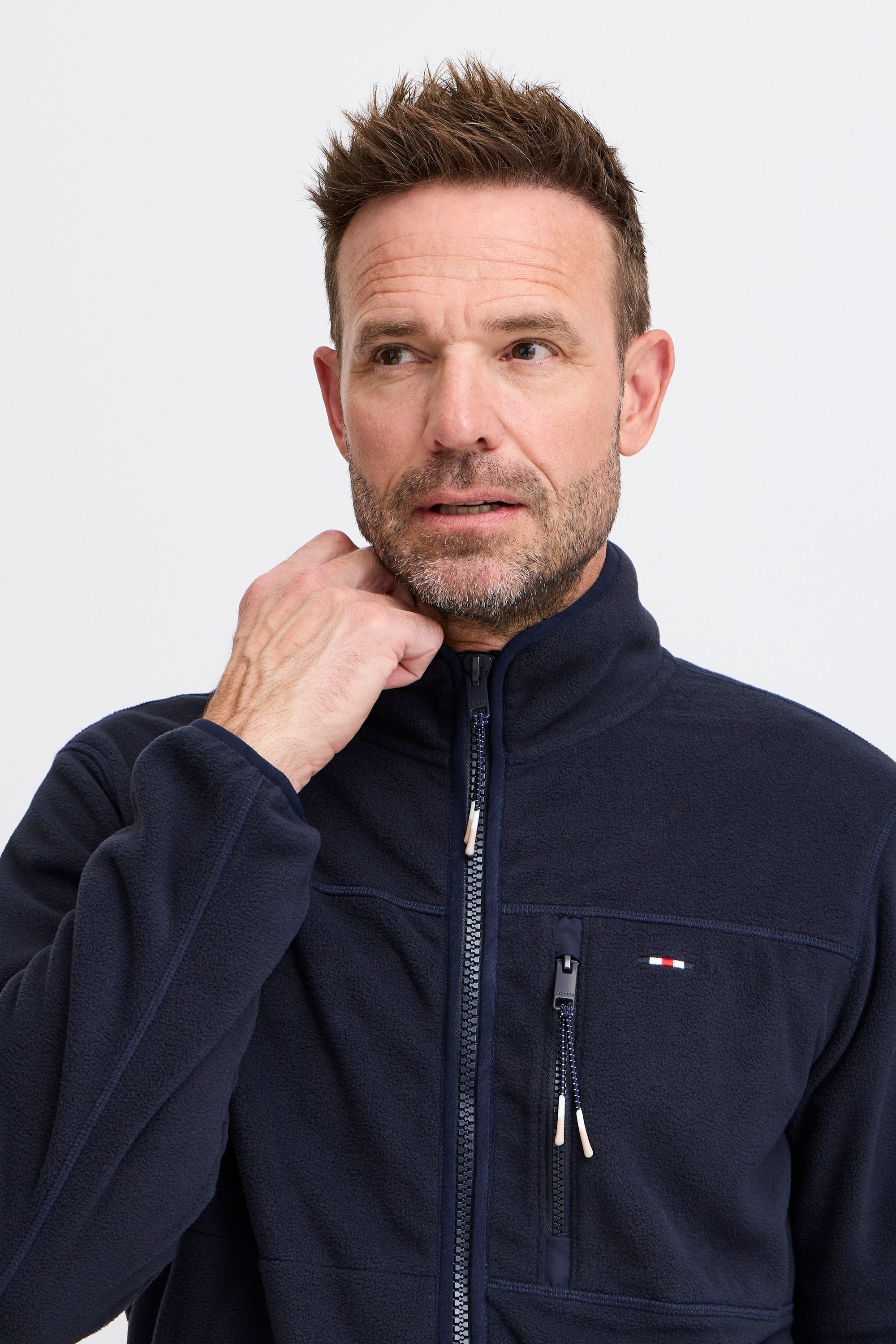 FQ1924 Fleecejacke »Fleecejacke FQHARRY micro fleece fullzip«