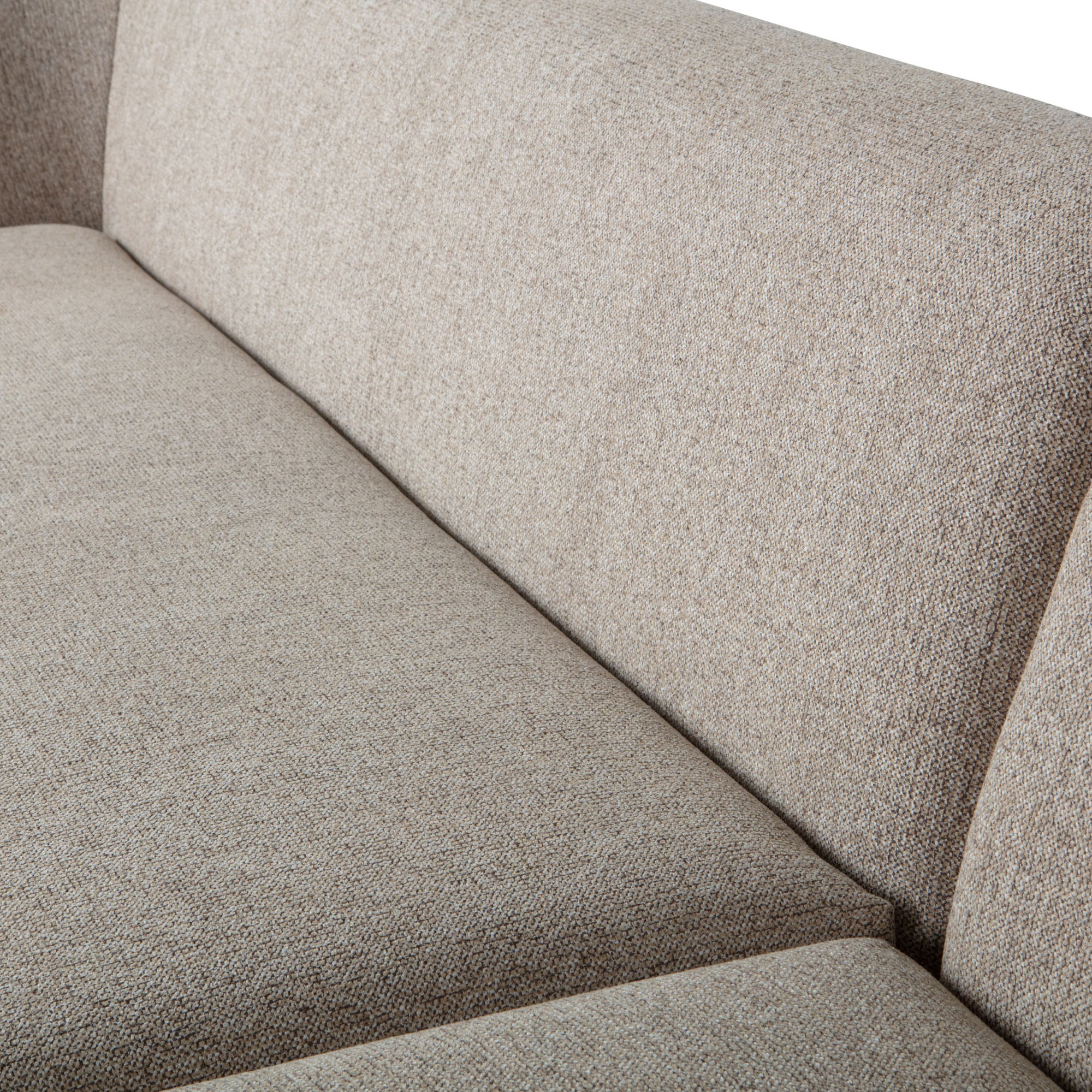 WOOOD Ecksofa »Sloping«, gepolstert mit gewebter Chenille, frei im Raum stellbar, Breite 274 cm