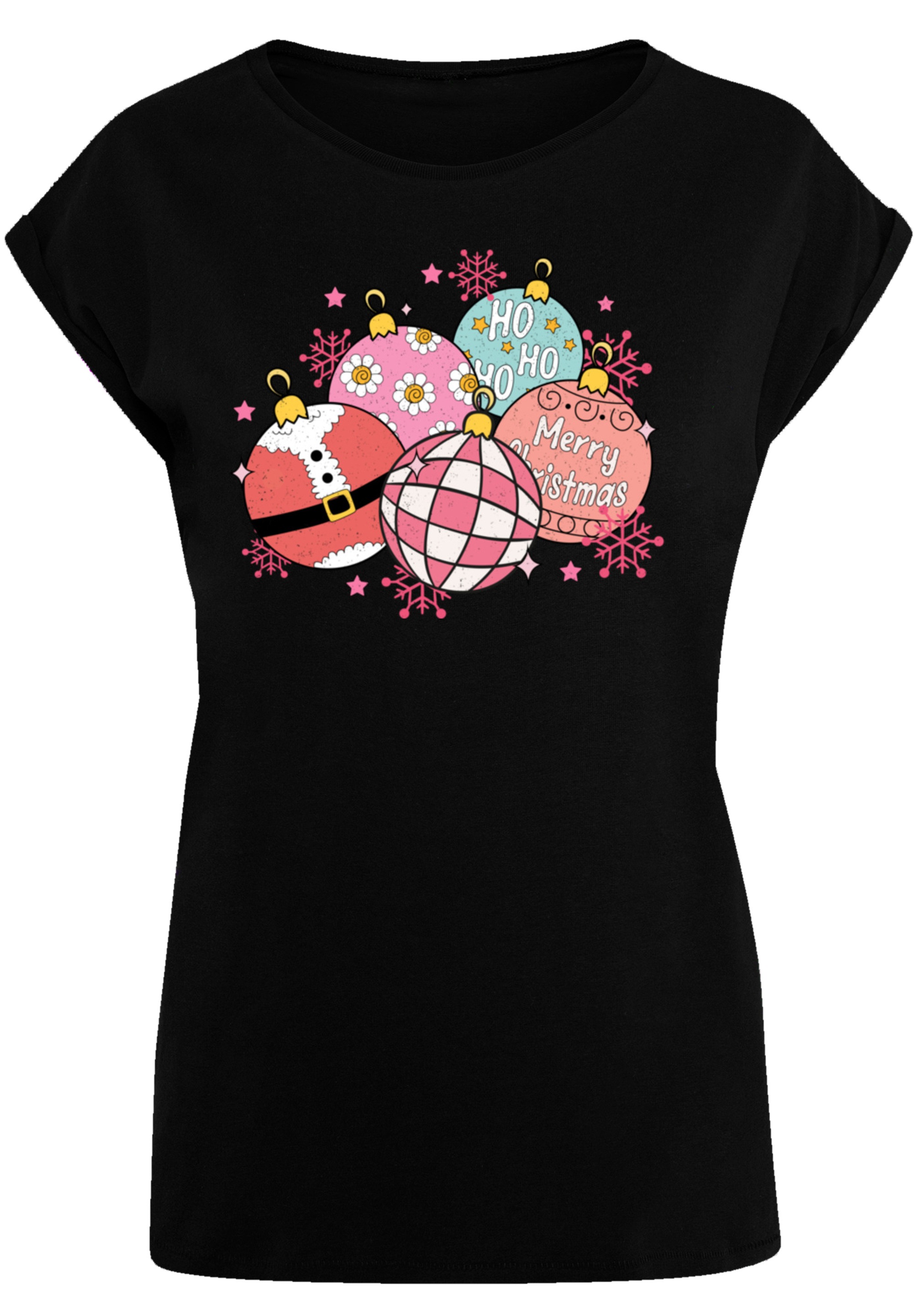 F4NT4STIC T-Shirt "Pink Cute Weihnachten Tree Balls", Premium Qualität, Wei günstig online kaufen