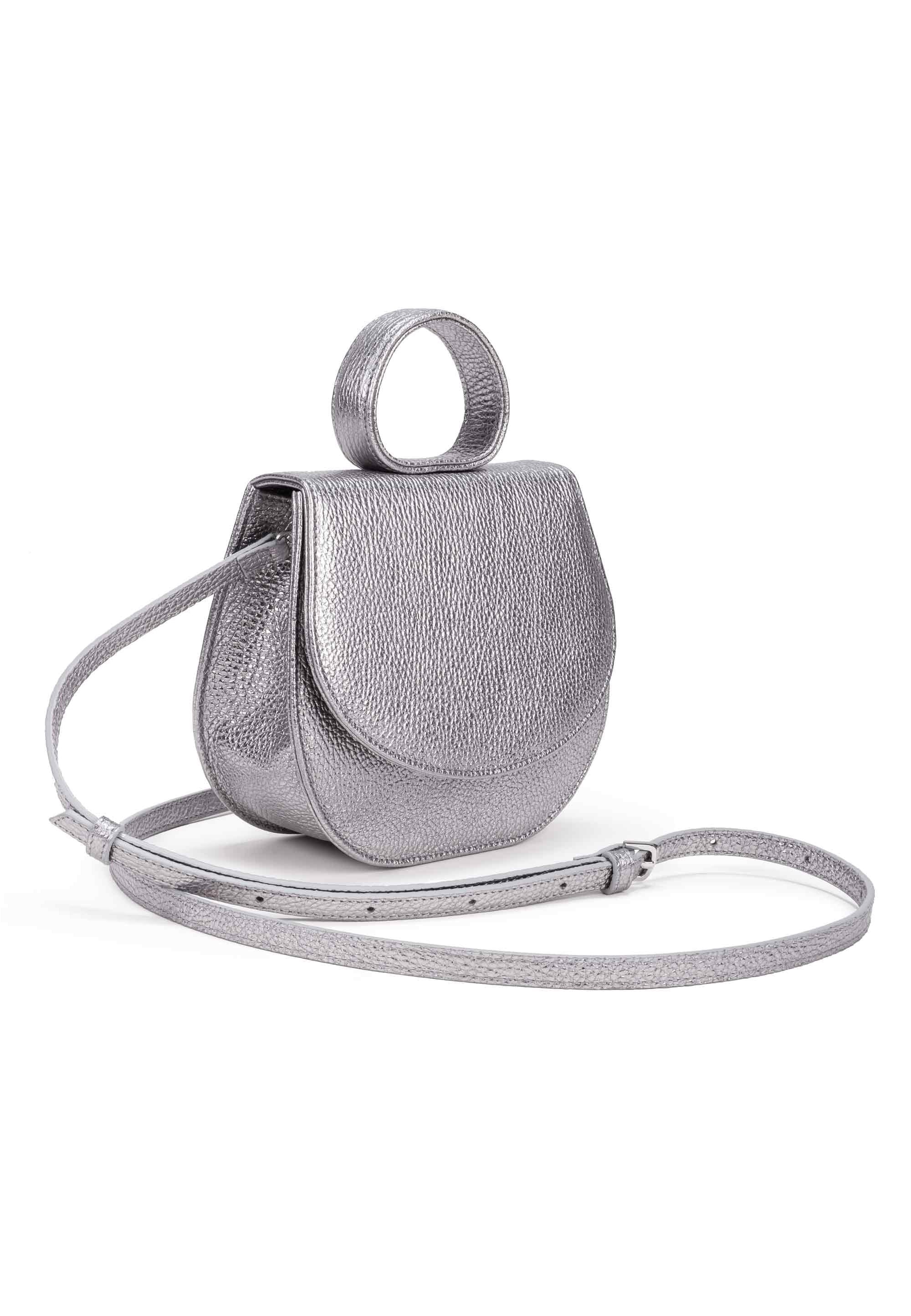 GRETCHEN Schultertasche »Ebony Mini Loop Bag« aus italienischem Kalbsleder