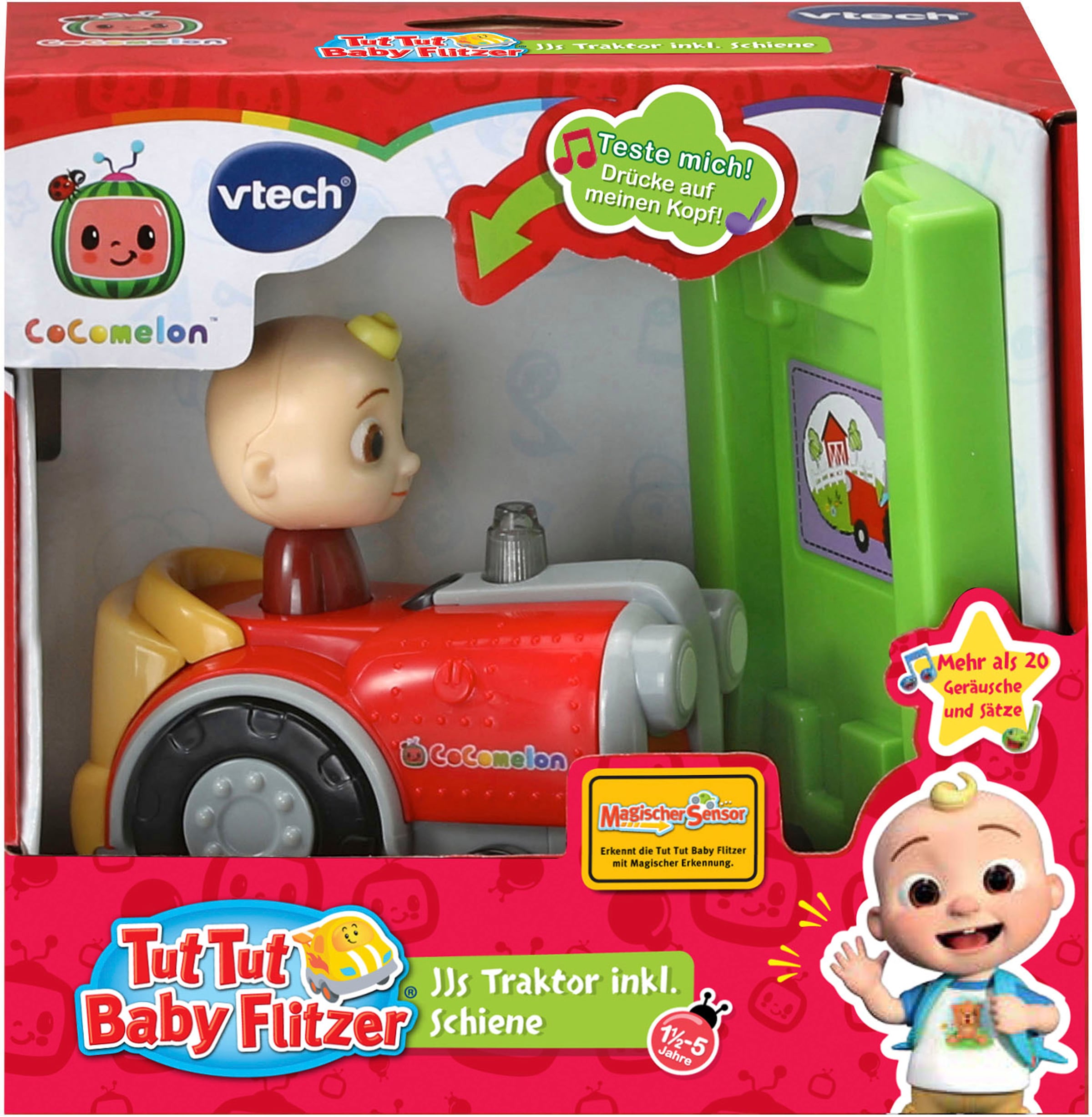 Vtech® Spielzeug-Traktor »Tut Tut Baby Flitzer, JJs Traktor«, mit Licht und Sound