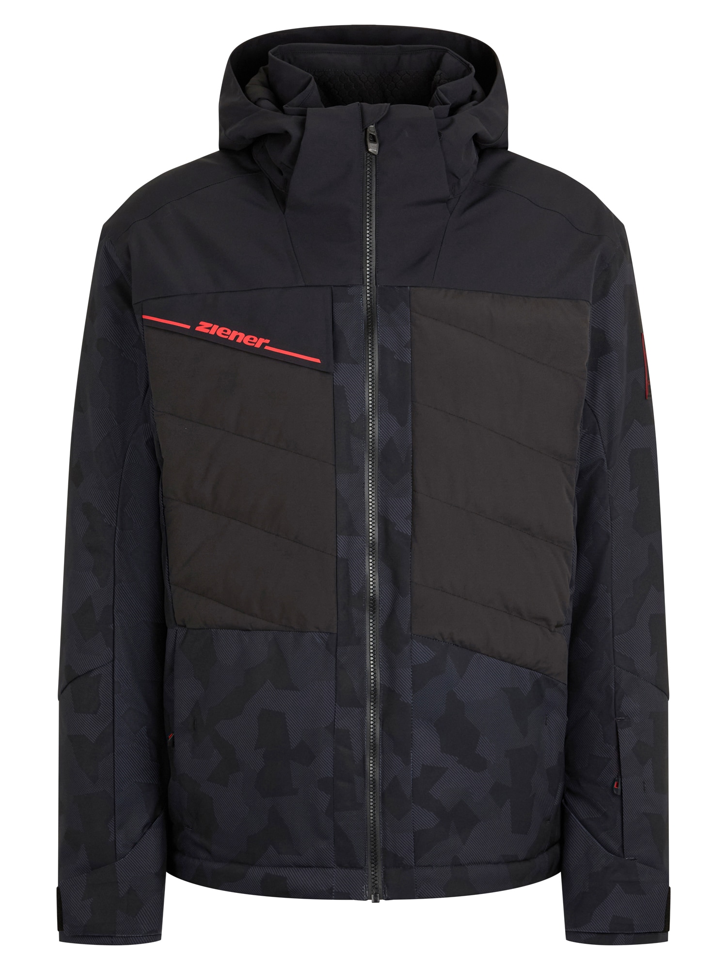 Ziener Skijacke "TIDAL-Z AQUASHIELD HERREN" wasserdicht, winddicht, atmungsaktiv, elastisch, Kapuze