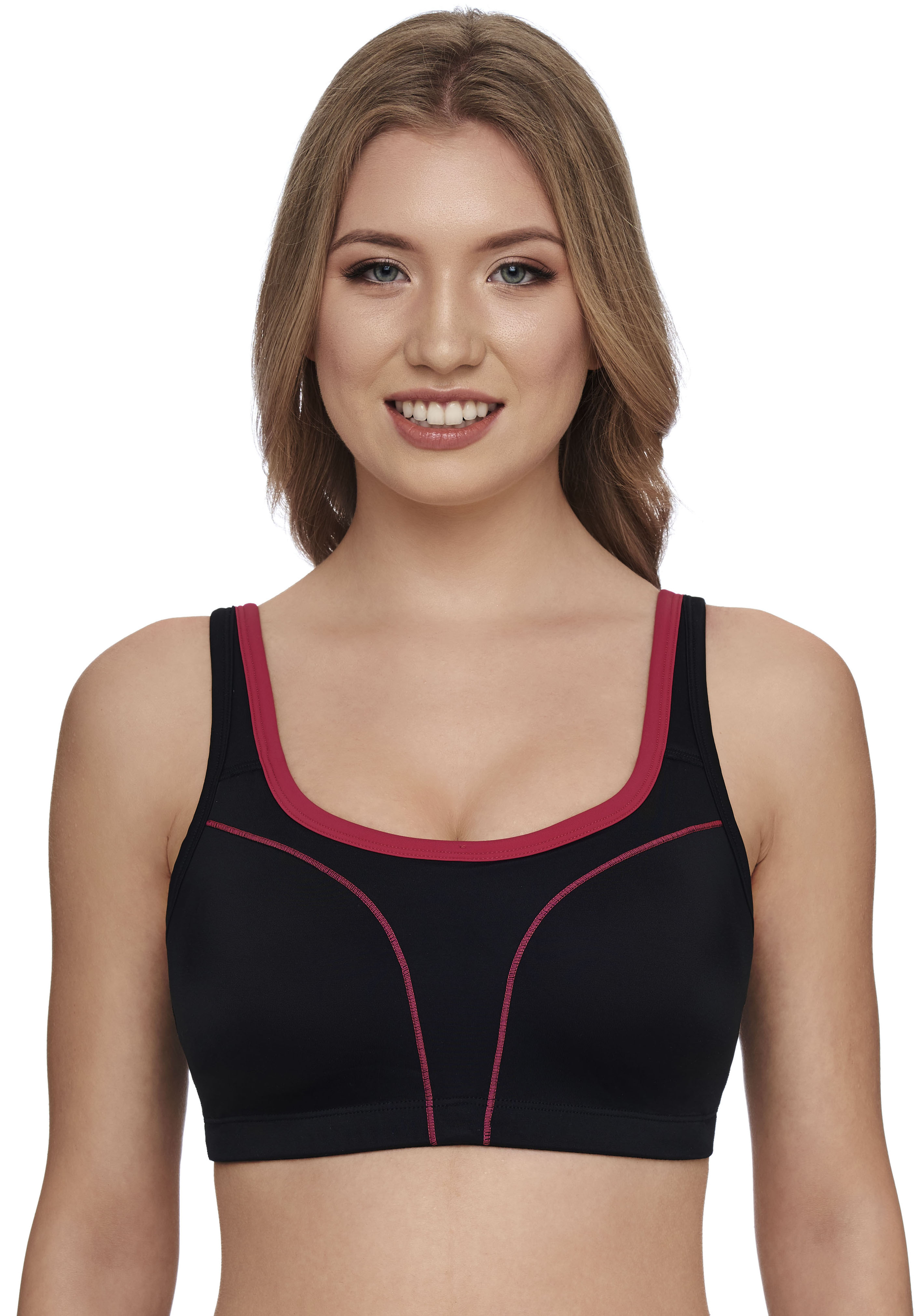 Thumbnail - Susa Sport-BH "Move high" nahtlos vorgeformte Cups, Microfaser, elastisch