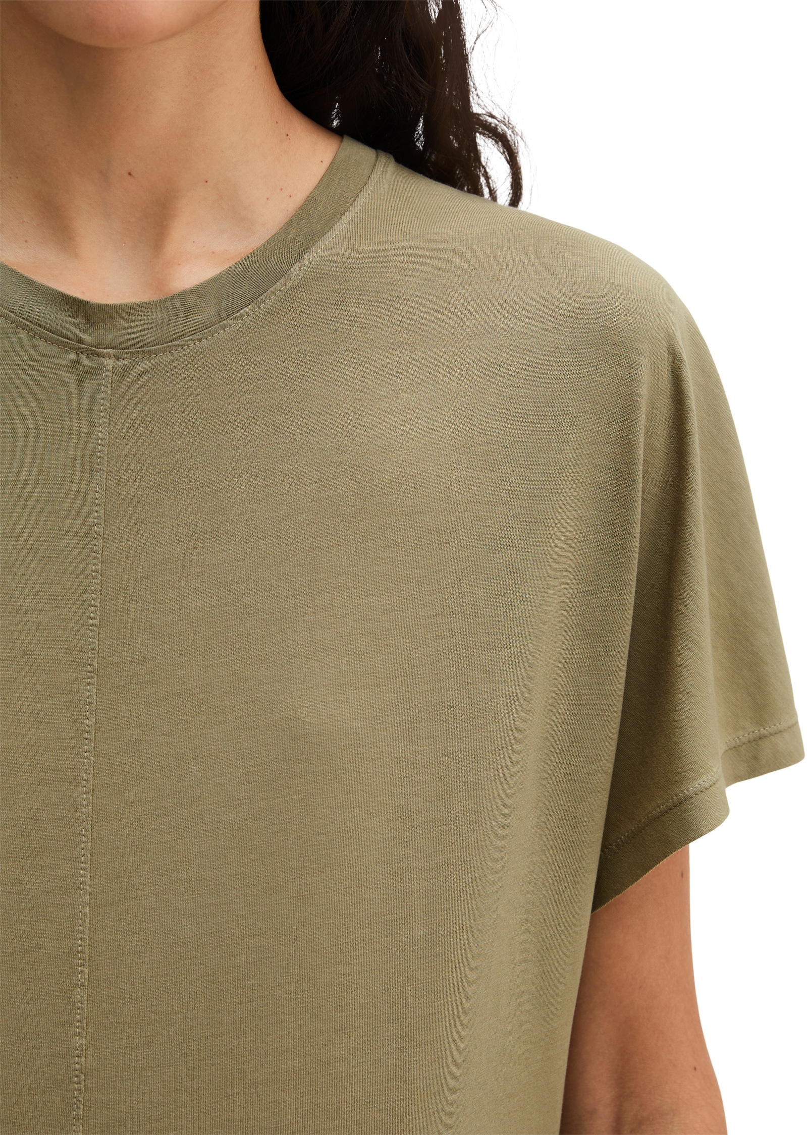 Marc O'Polo T-Shirt »aus fließendem Lyocell-Baumwolle-Mix«