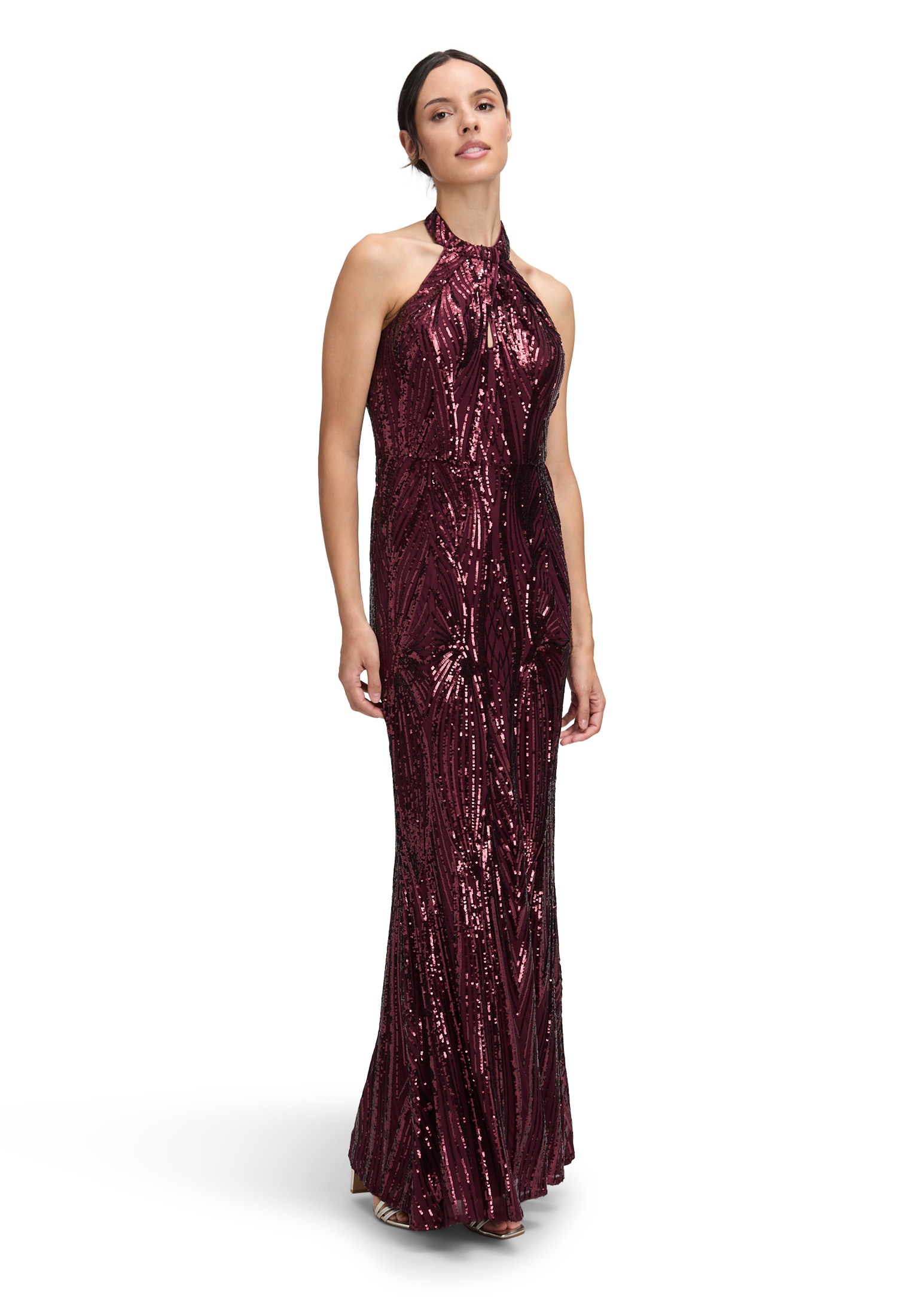 Vera Mont Abendkleid "Damen Abendkleid im Glitzer-Look" Ohne Tasche günstig online kaufen