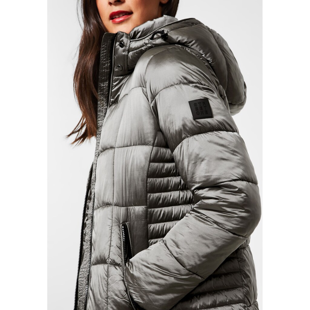 STREET ONE Winterjacke, mit Kapuze