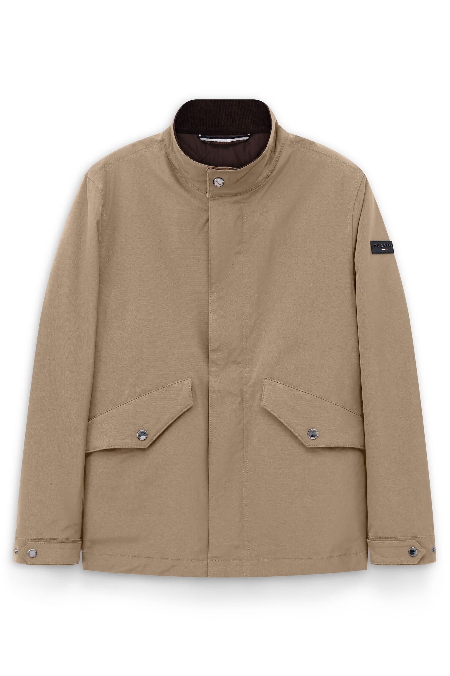 bugatti Kurzjacke "Natural Oxford" wasserabweisend mit Cord-Details günstig online kaufen