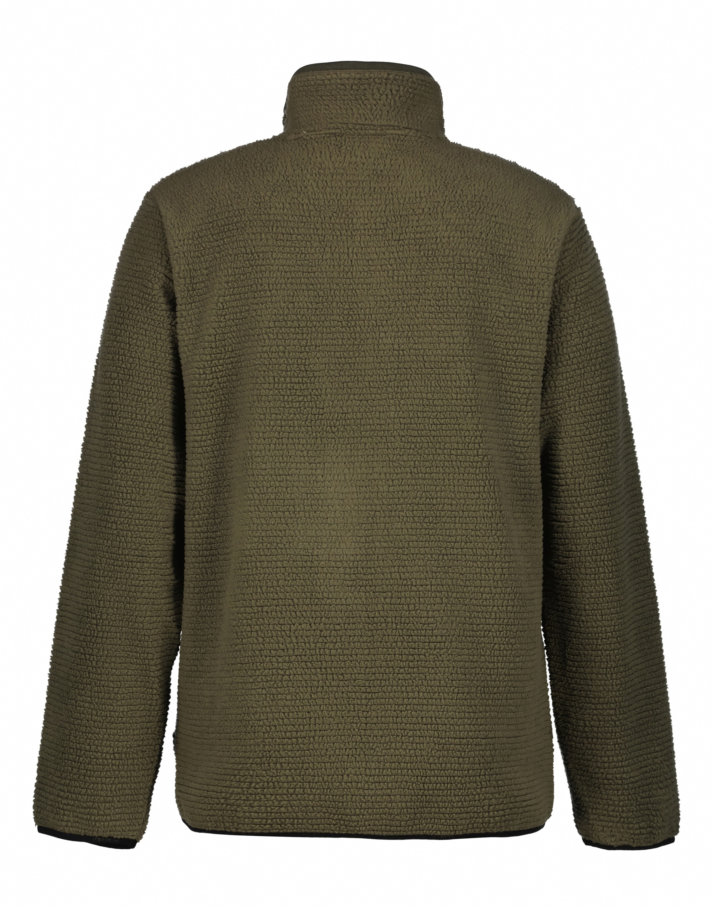 Fleecejacke ICEPEAK "ANAHEIM", Herren, Gr. S, schwarz olive, Obermaterial: 100% Polyester, Jacken Fleecejacke, mit Stehkragen, mit Reißverschlusstaschen, normale Passform 2