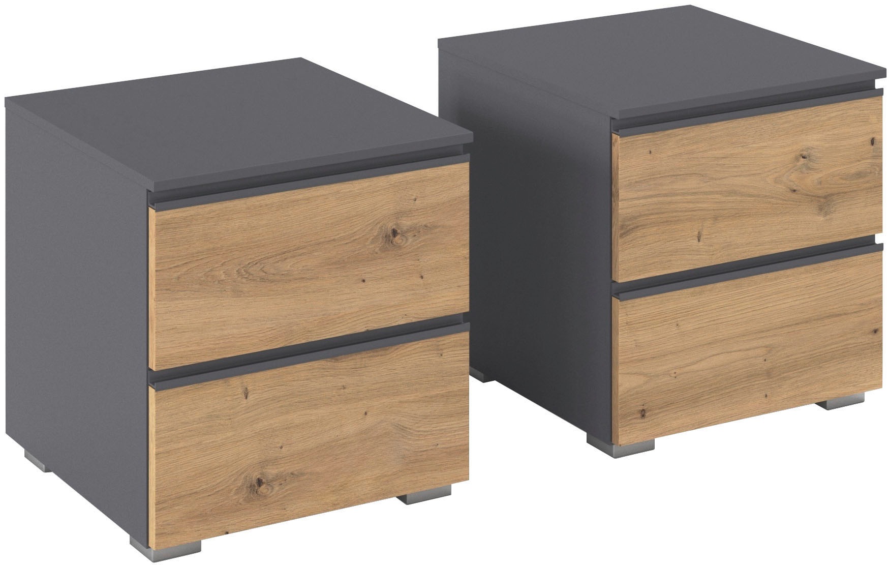 rauch Nachtkommode »Joel« Breite 40 cm,  jeweils zwei praktische und geräumige Schubladen MADE IN GERMANY