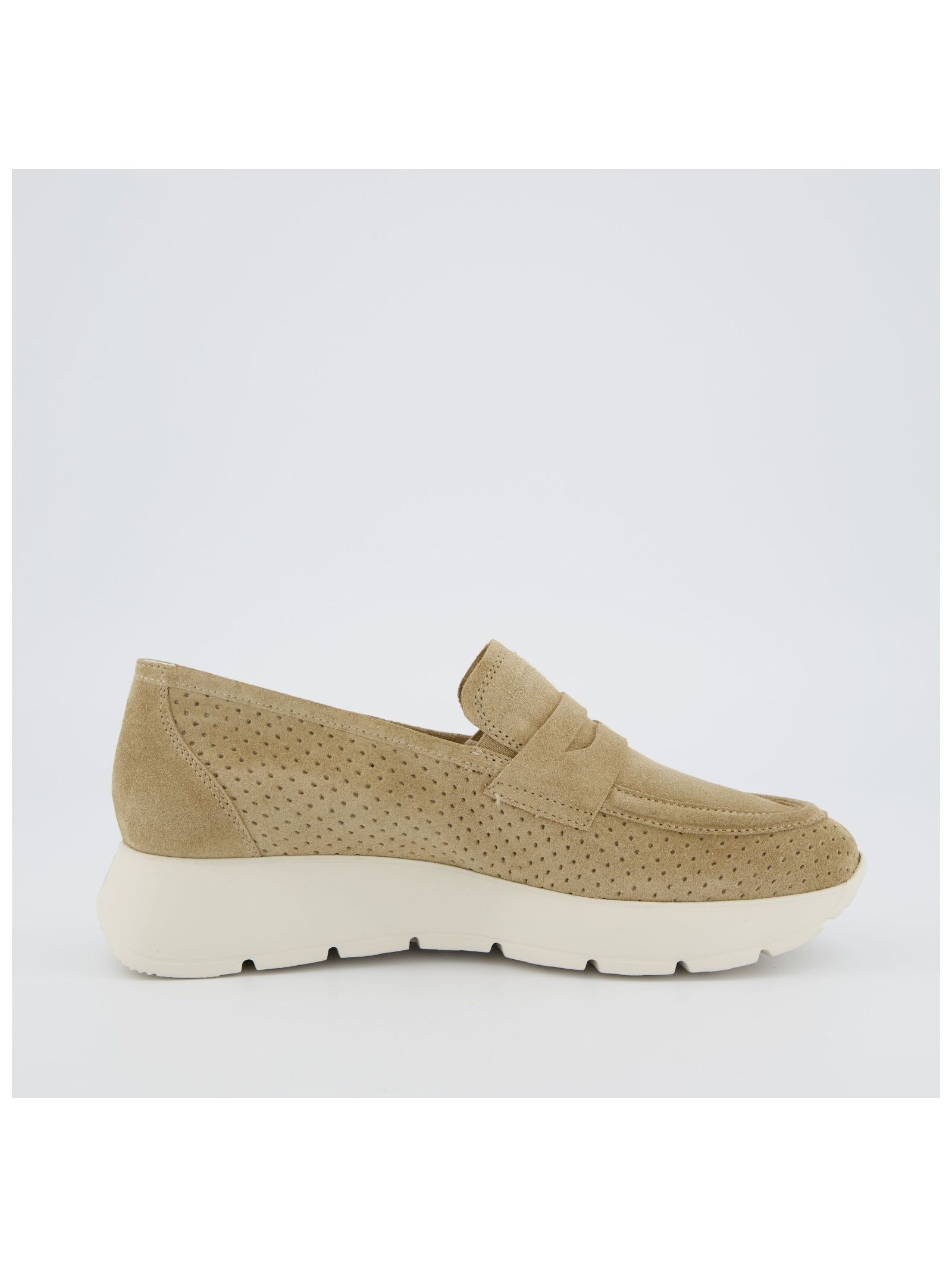 Slipper PAUL GREEN "Paul Green Slipper Veloursleder", Damen, Gr. 40, beige, Veloursleder, Schuhe Slipper 3