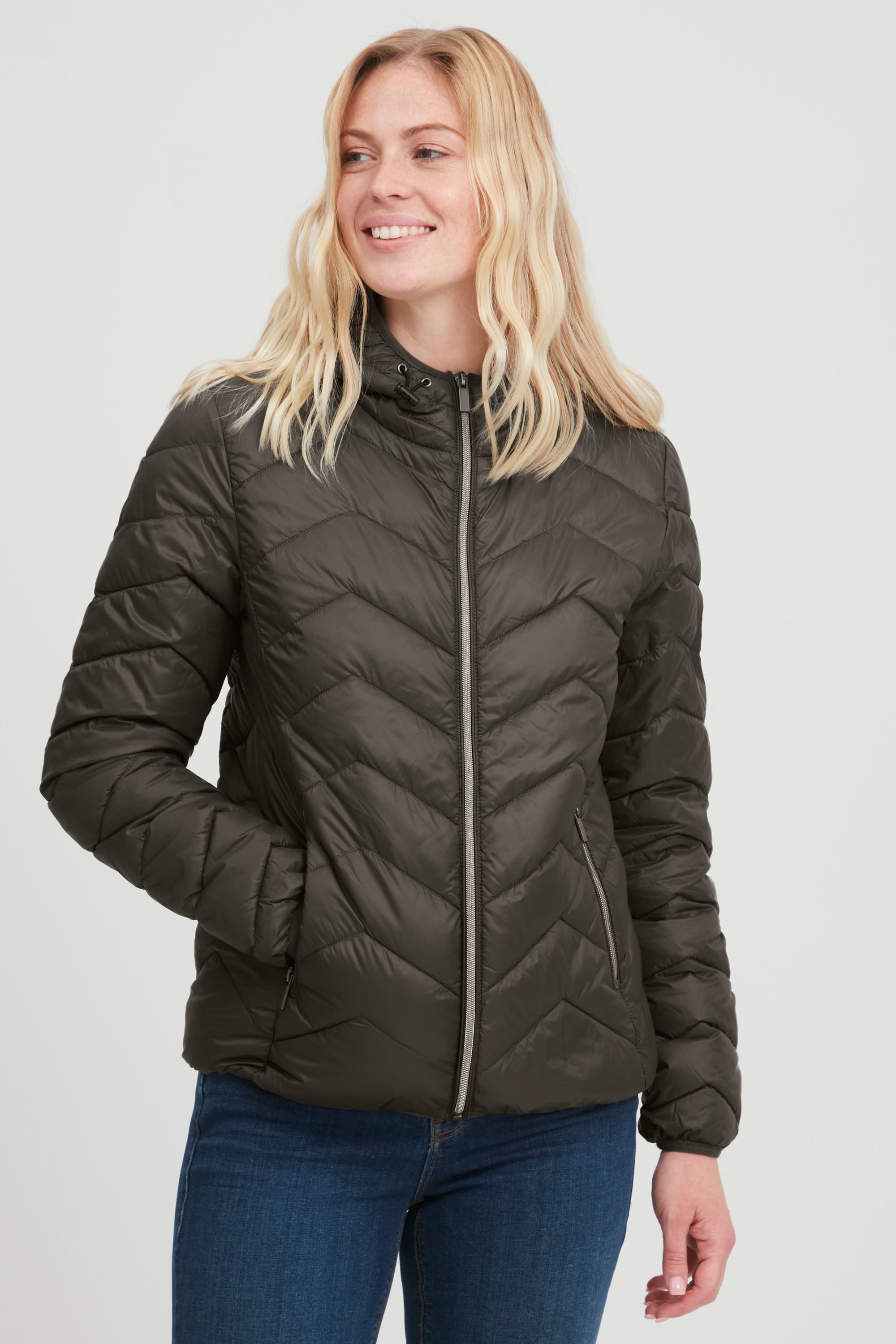 fransa Steppjacke »Steppjacke FRBapadding«, mit Kapuze