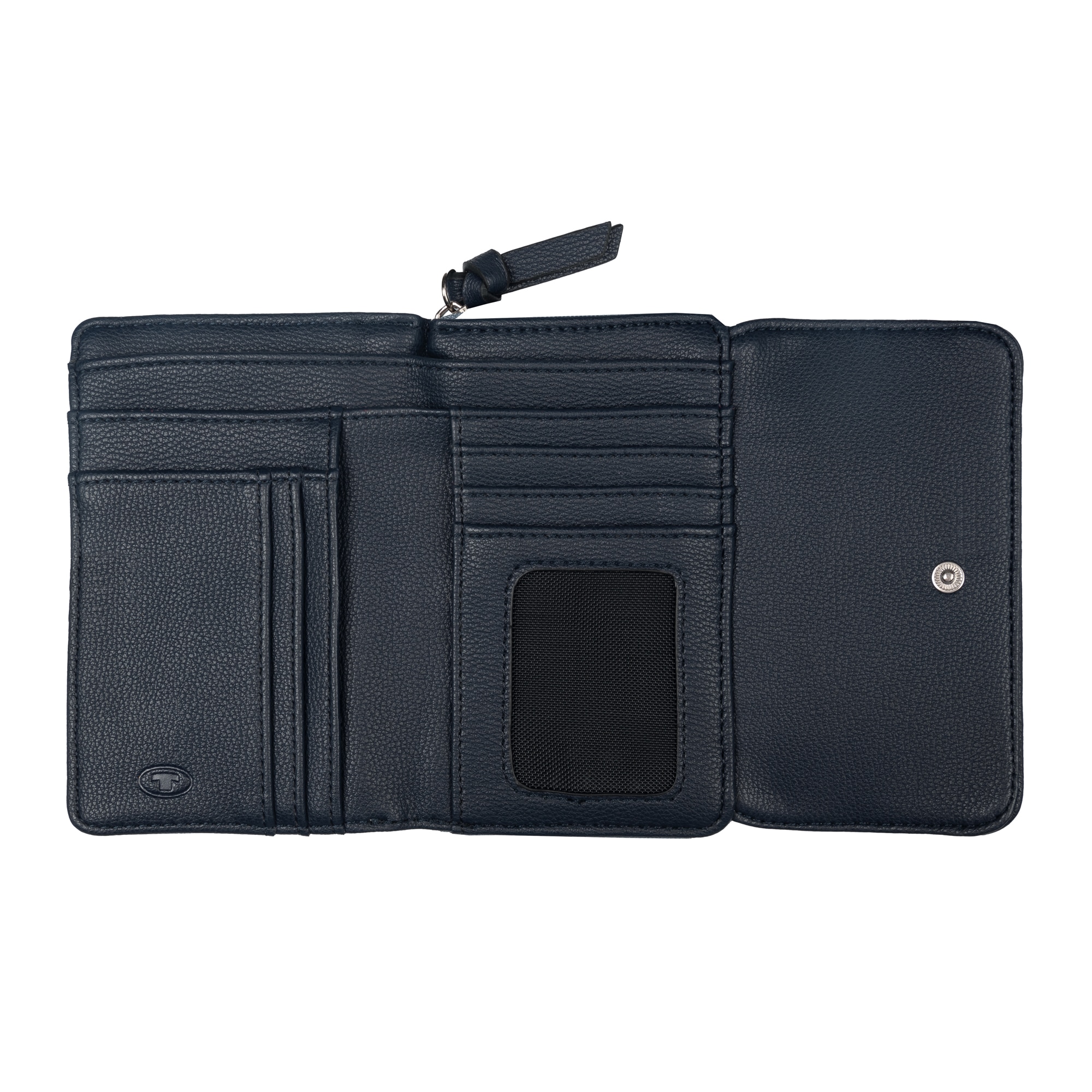 TOM TAILOR Geldbörse »Juna« aus soft genarbtem ledrigen Material mit glänzenden Metall-Accessoires