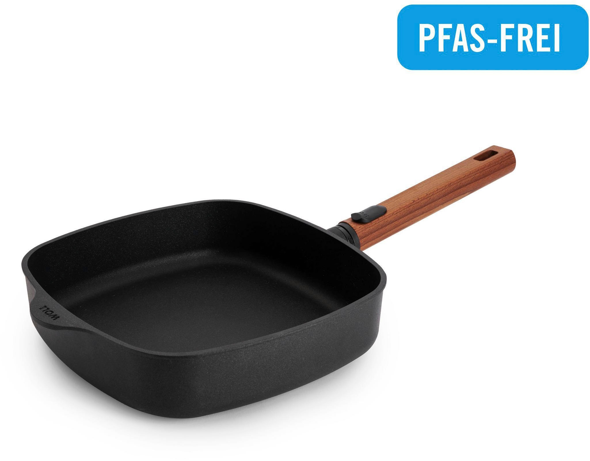 WOLL Bratpfanne "Eco Logic QXR Guss-Pfanne viereckig" Aluminiumguss 1 Stk. günstig online kaufen