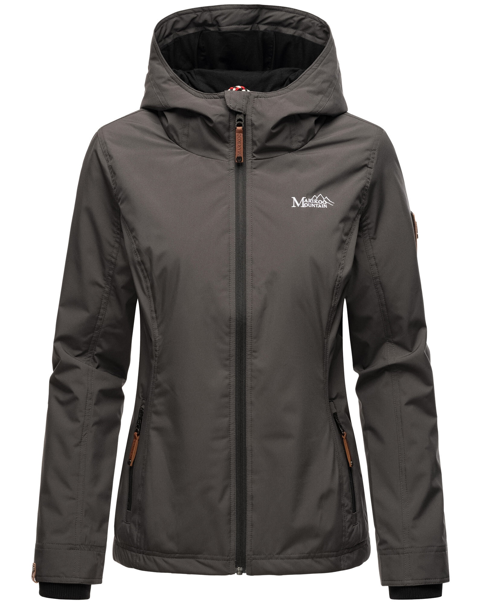 Marikoo Outdoorjacke »Brombeere«, sportliche Übergangsjacke mit Kapuze
