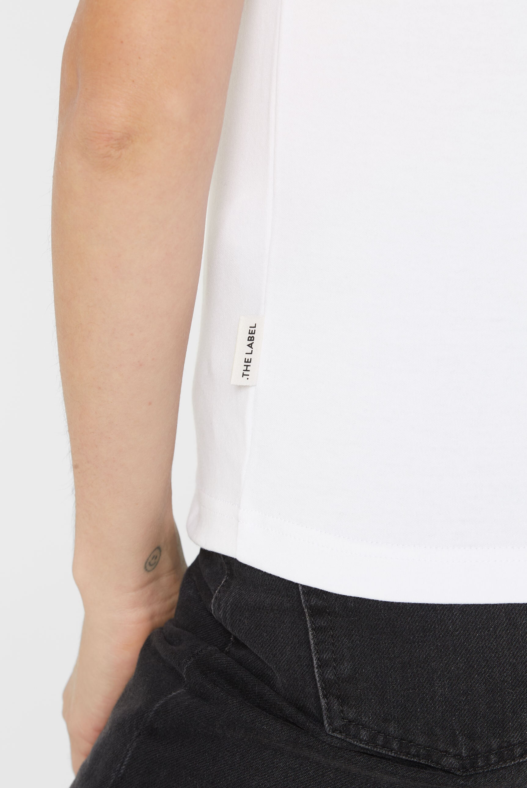 SENSES.THE LABEL Rundhalsshirt, aus Baumwolle