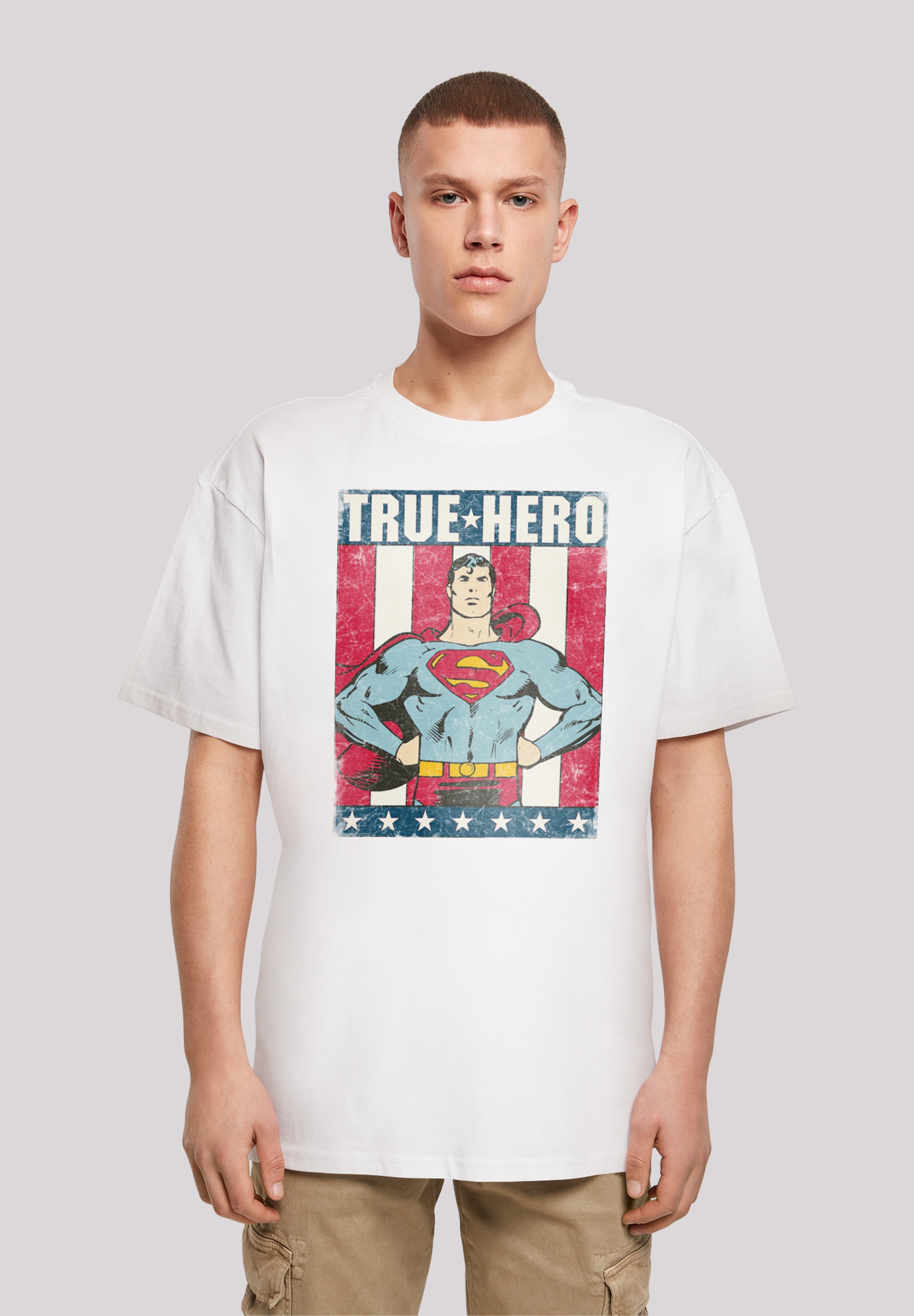 F4NT4STIC T-Shirt "Superman Superheld True Hero", Print günstig online kaufen