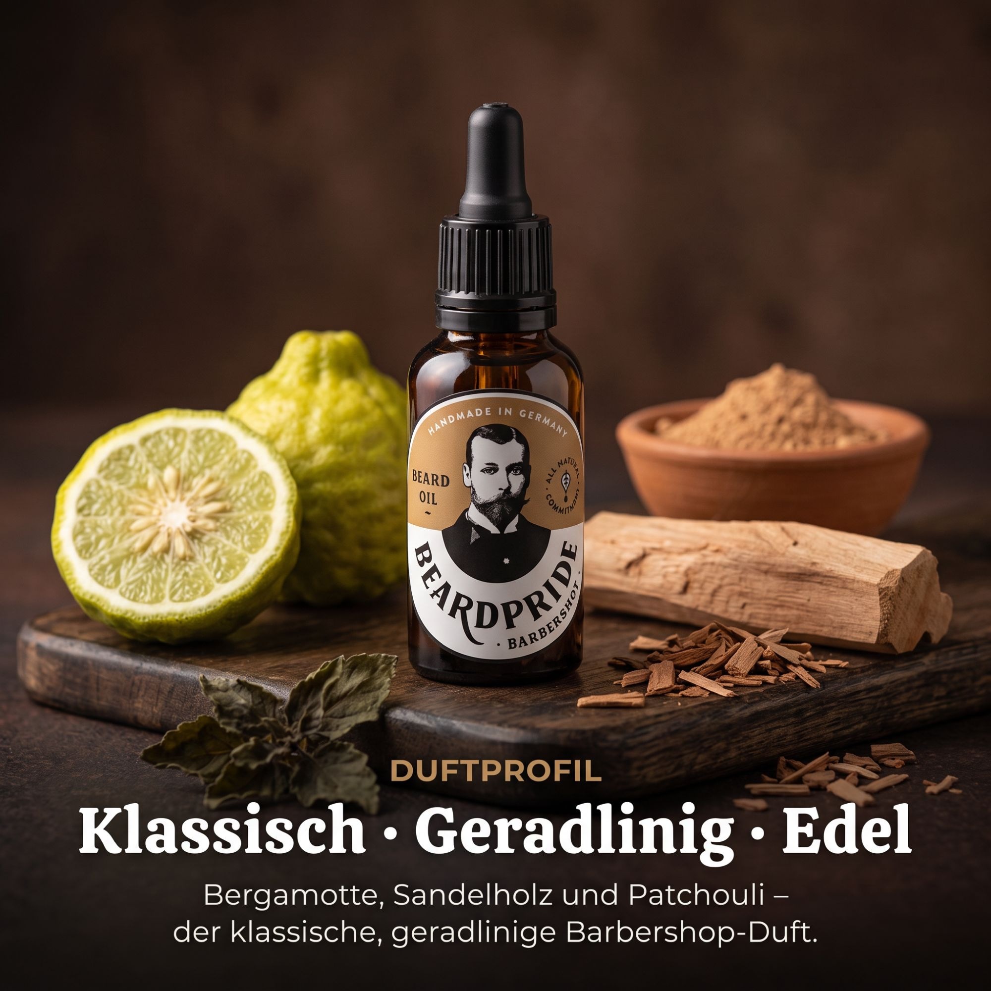 Beardpride Bartöl »Barbershop«