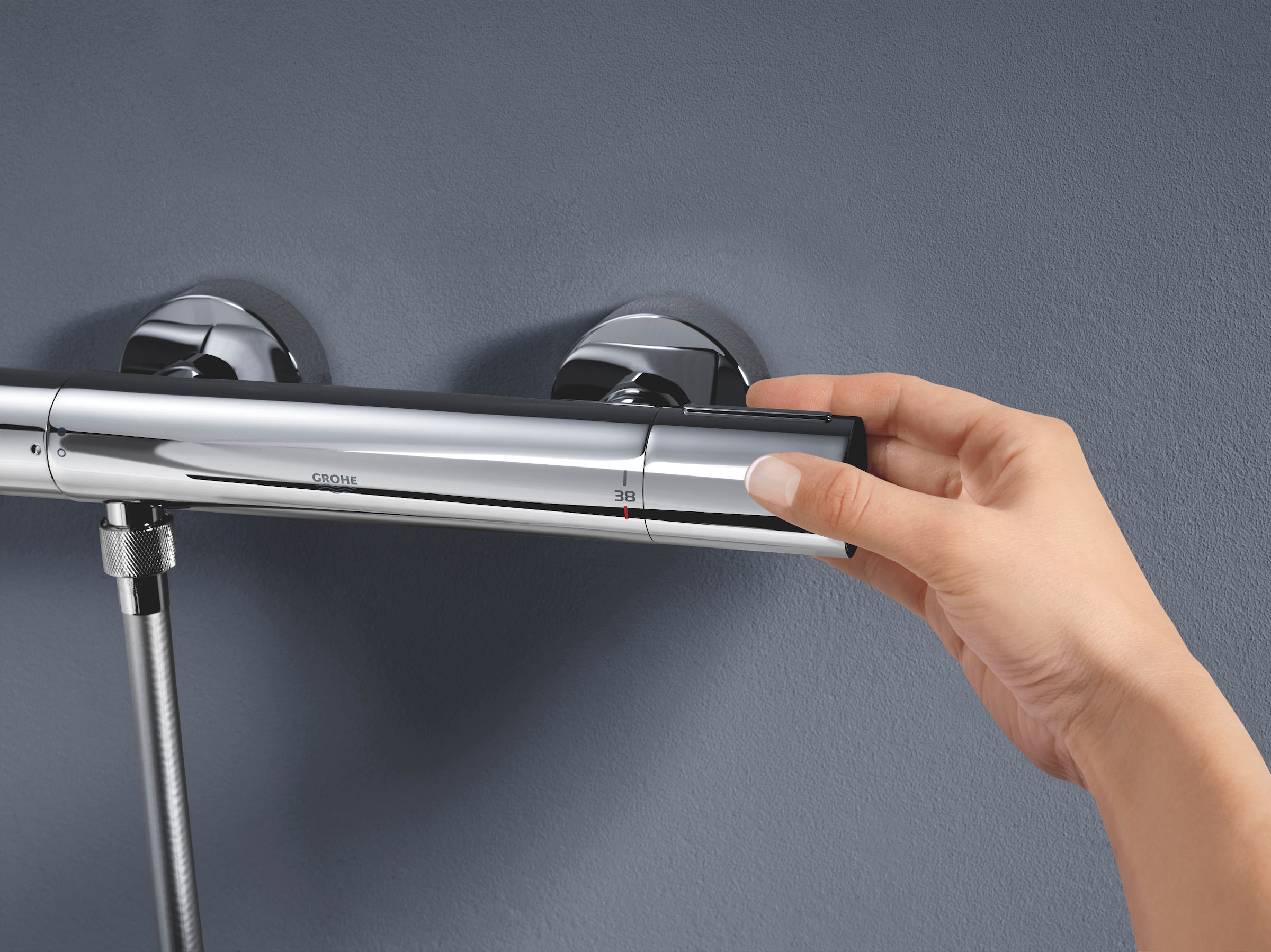 Grohe Brausethermostat »Precision Get«, mit Wassersparfunktion