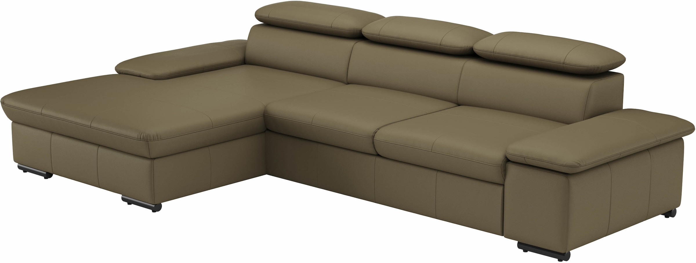 sit&more Ecksofa »Alcudia L-Form«, wahlweise mit Bettfunktion