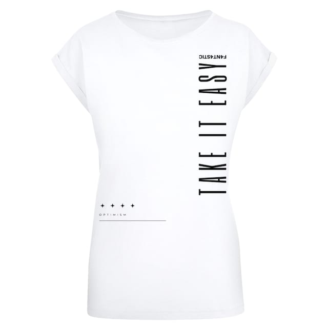 F4NT4STIC T-Shirt »PLUS SIZE Take It Easy«, Print für kaufen | BAUR