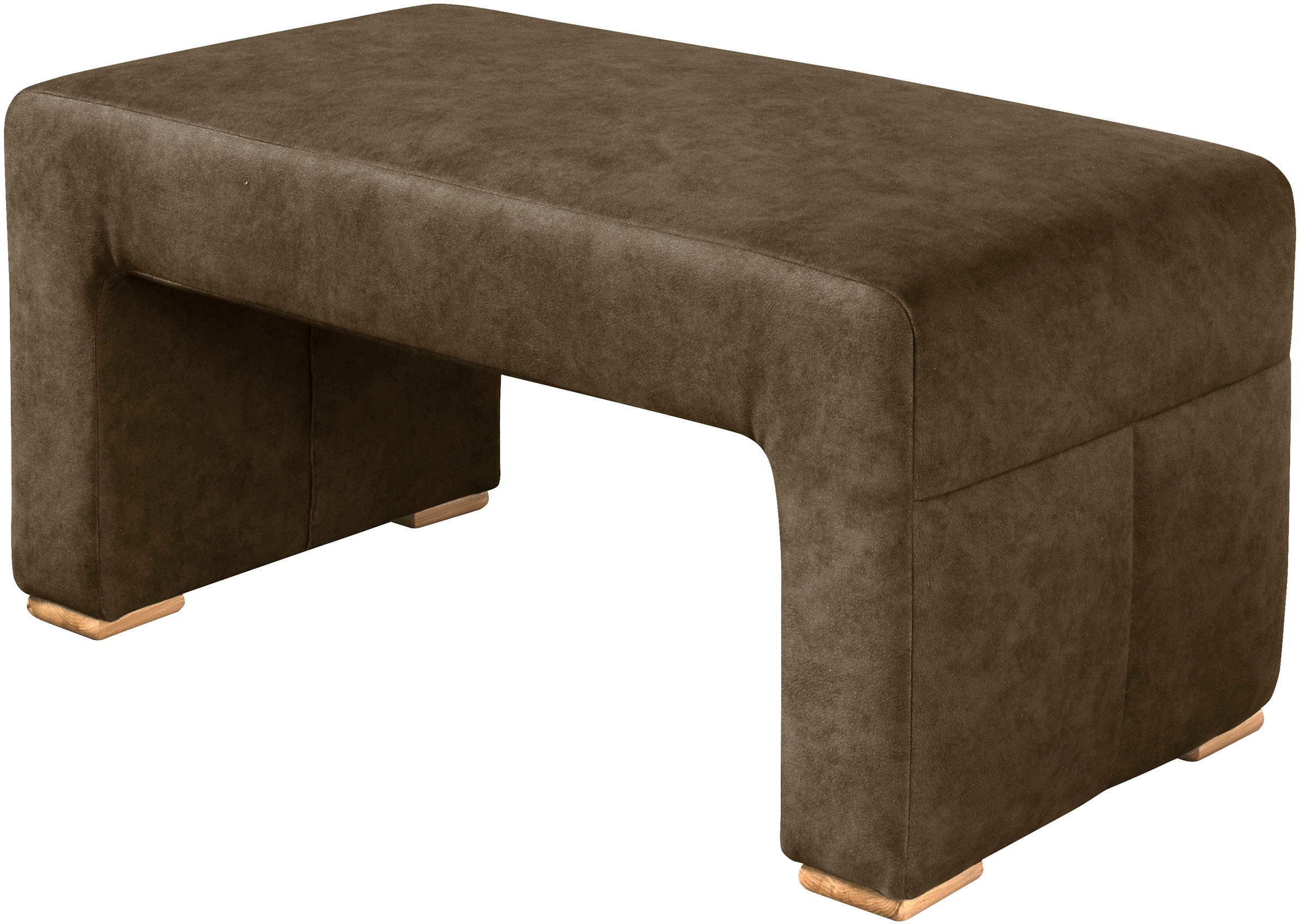 exxpo - sofa fashion Hockerbank Bodenfreie Optik günstig online kaufen